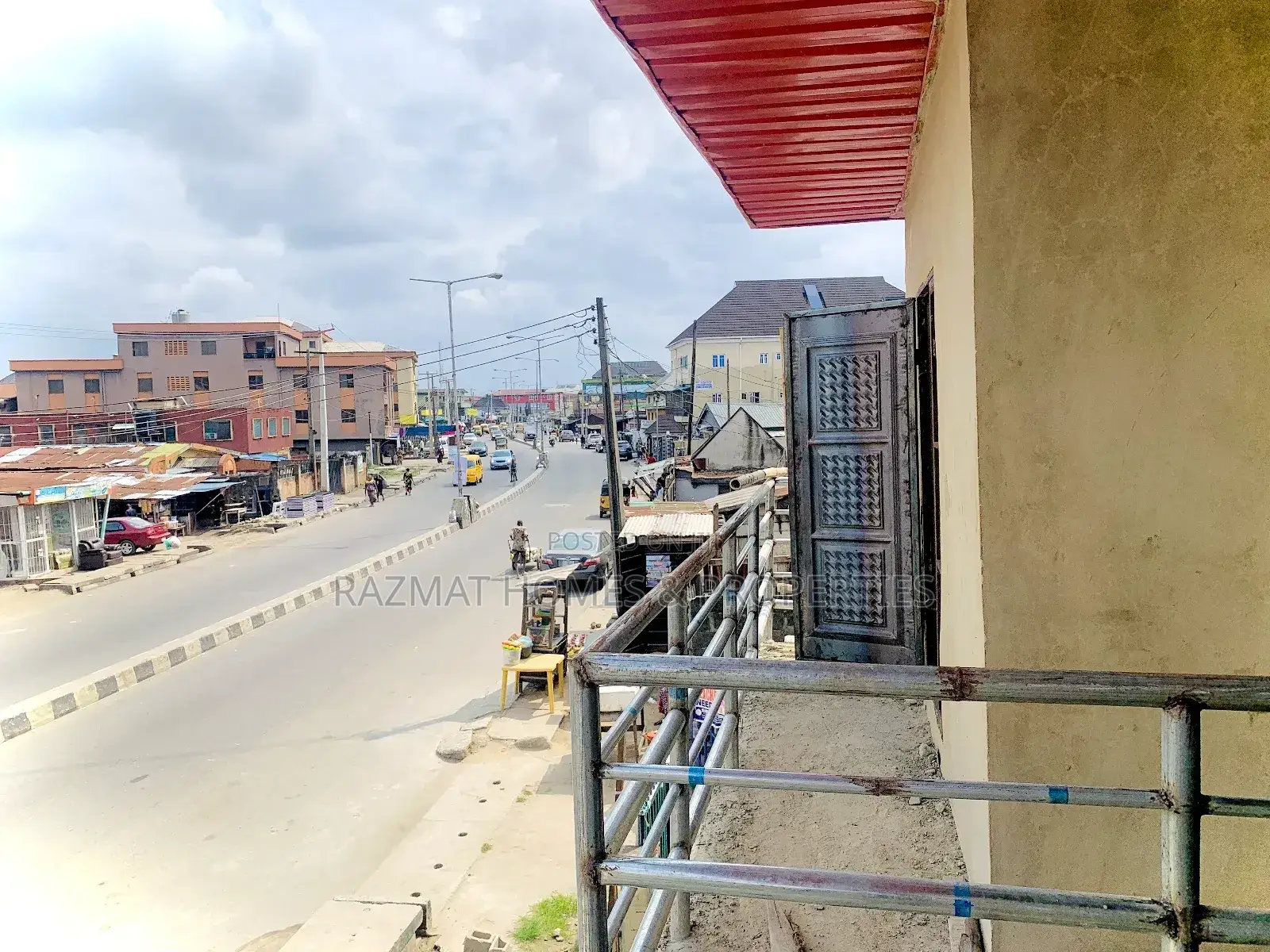 A Newly Built Shops Facing the Major Road in Ijesha
