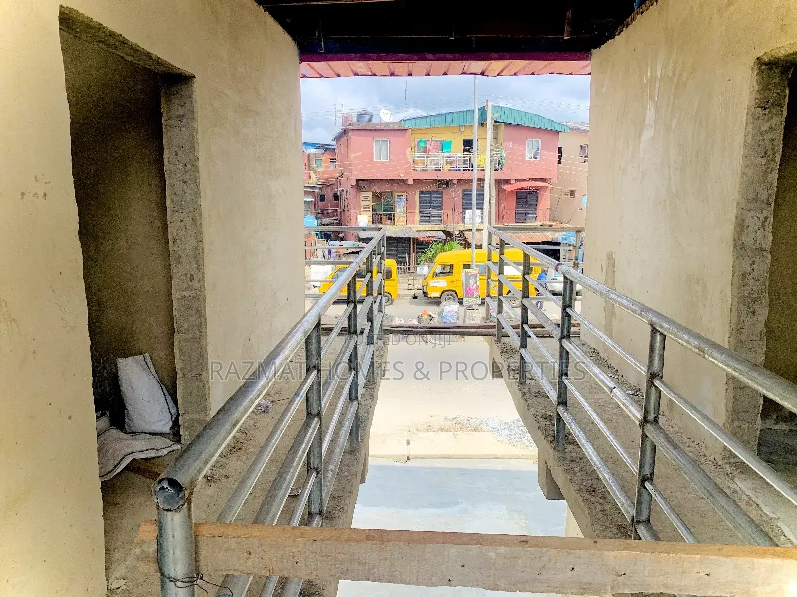 A Newly Built Shops Facing the Major Road in Ijesha
