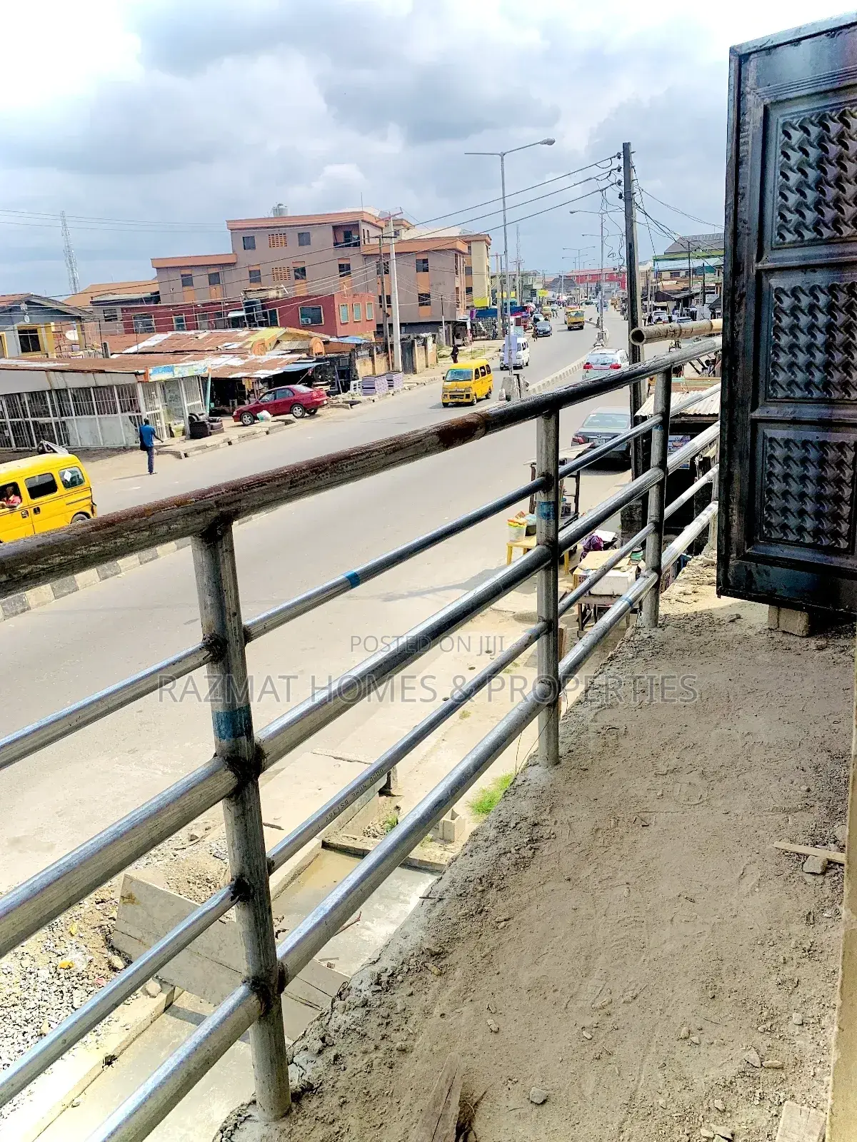A Newly Built Shops Facing the Major Road in Ijesha