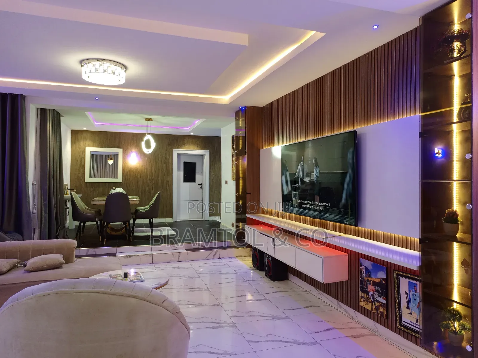 Furnished 3bdrm Block of Flats in With Bq, Dakibiyu for rent in Dakibiyu