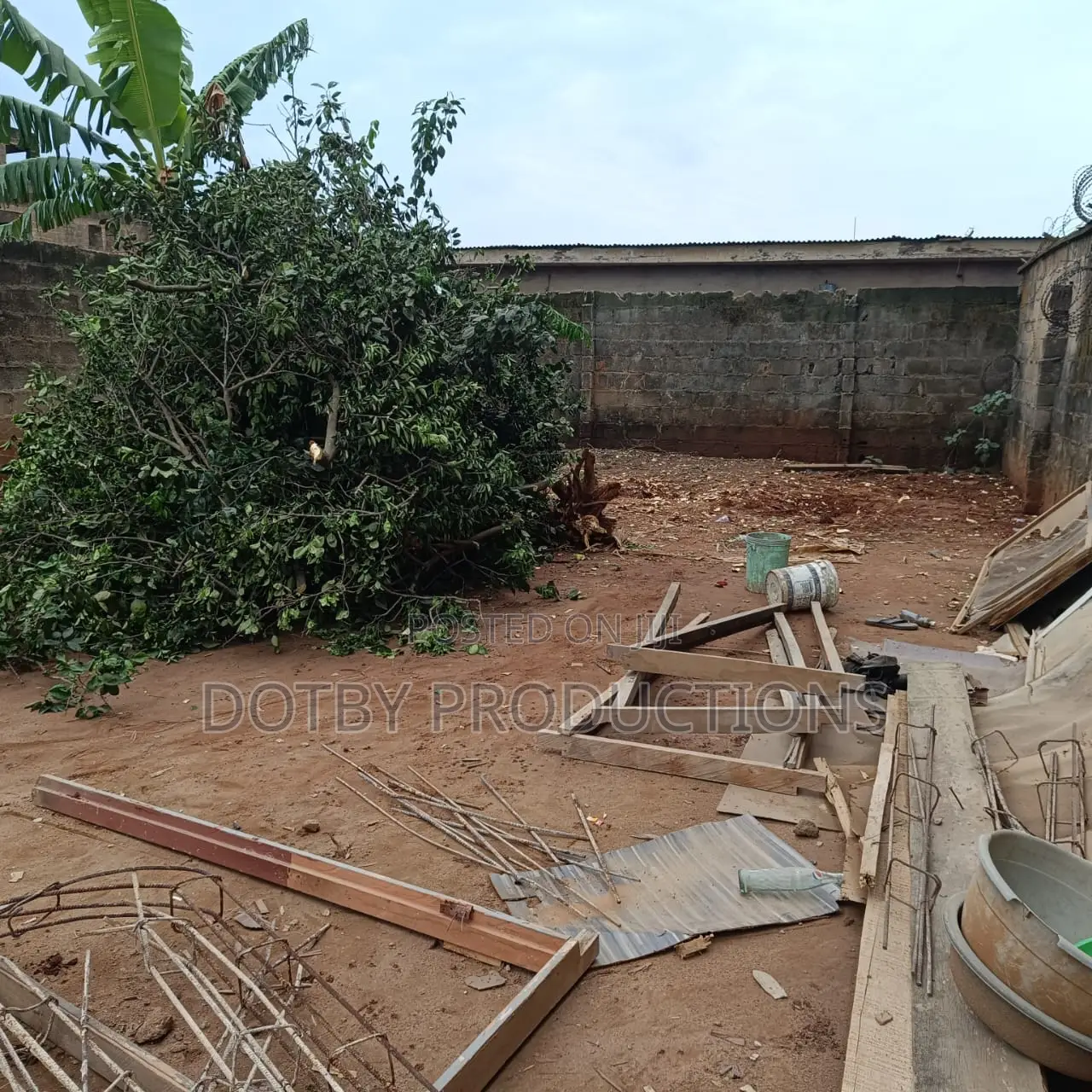 Fenced Half Plot of Land on a Gated Affluent Street- Alimosho Area in Akowonjo