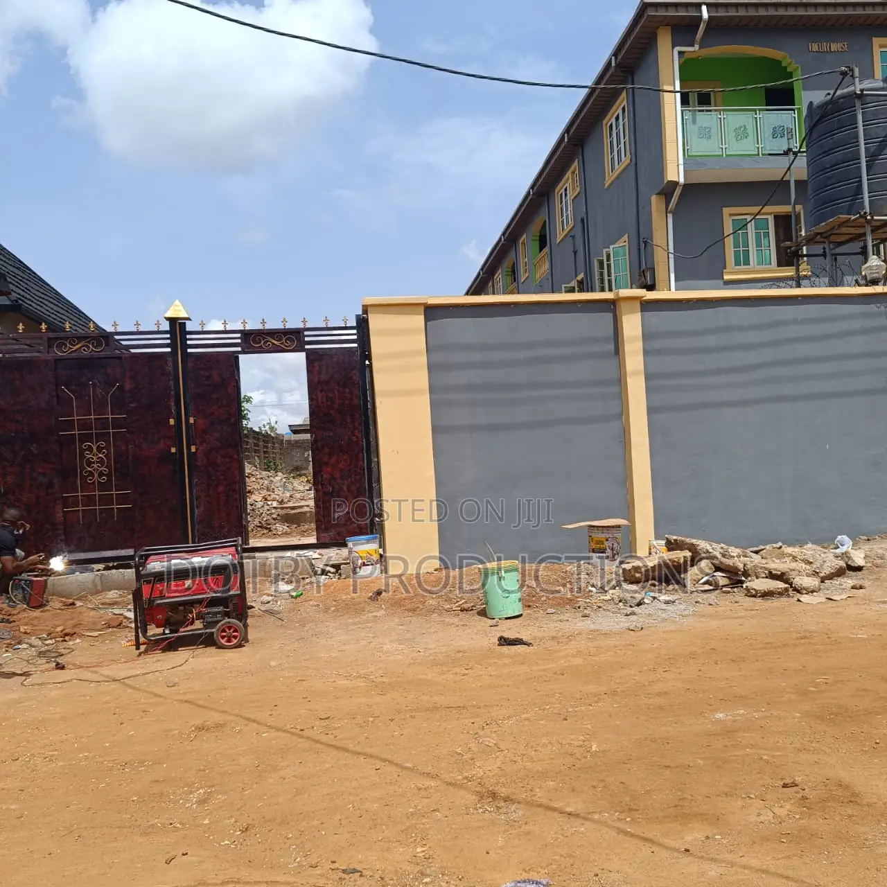 Fenced Half Plot of Land on a Gated Affluent Street- Alimosho Area in Akowonjo