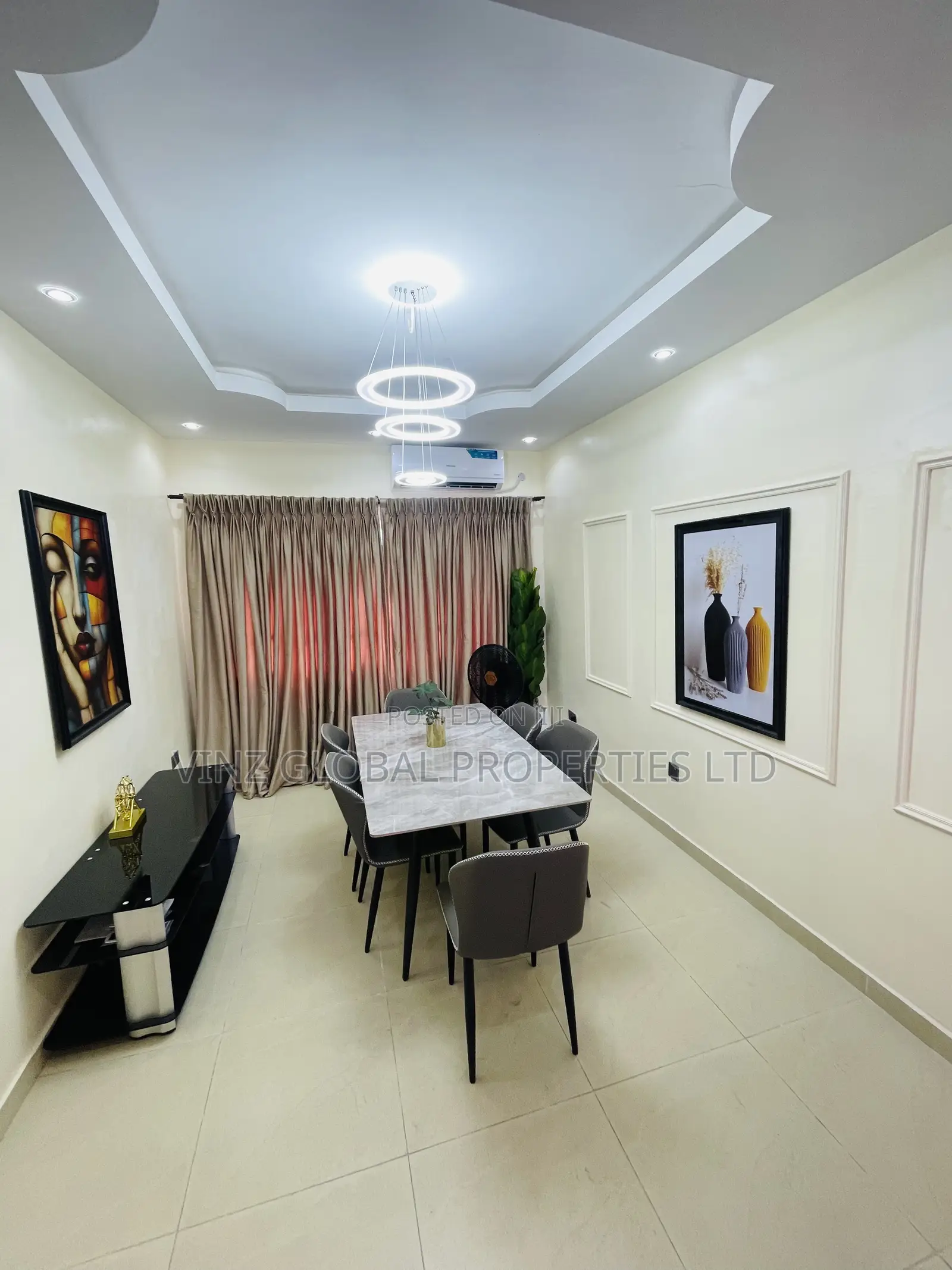 Newly Furnished Serviced 3 Bedroom Apartment With Solar Inverter in Ikeja