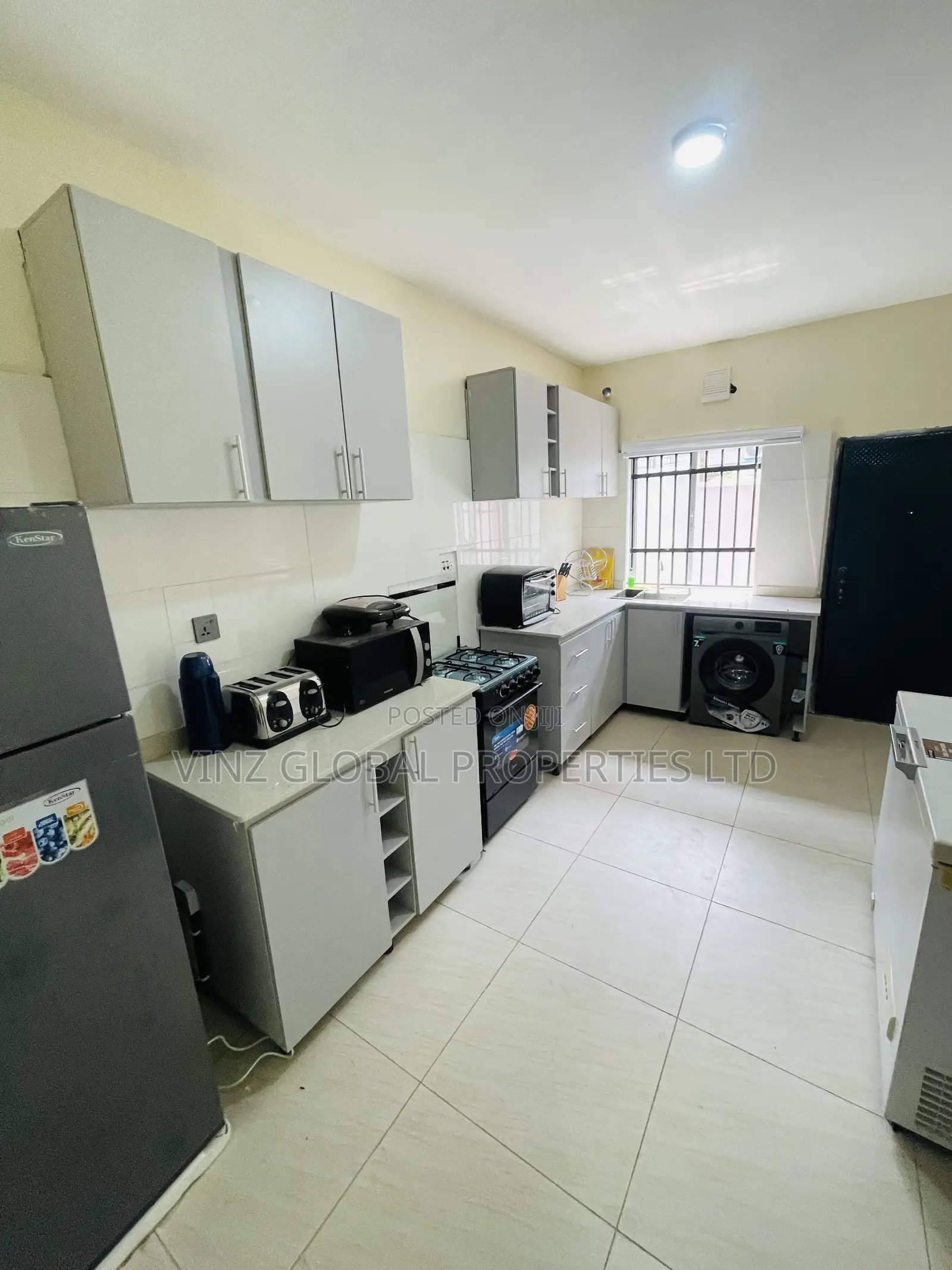 Newly Furnished Serviced 3 Bedroom Apartment With Solar Inverter in Ikeja
