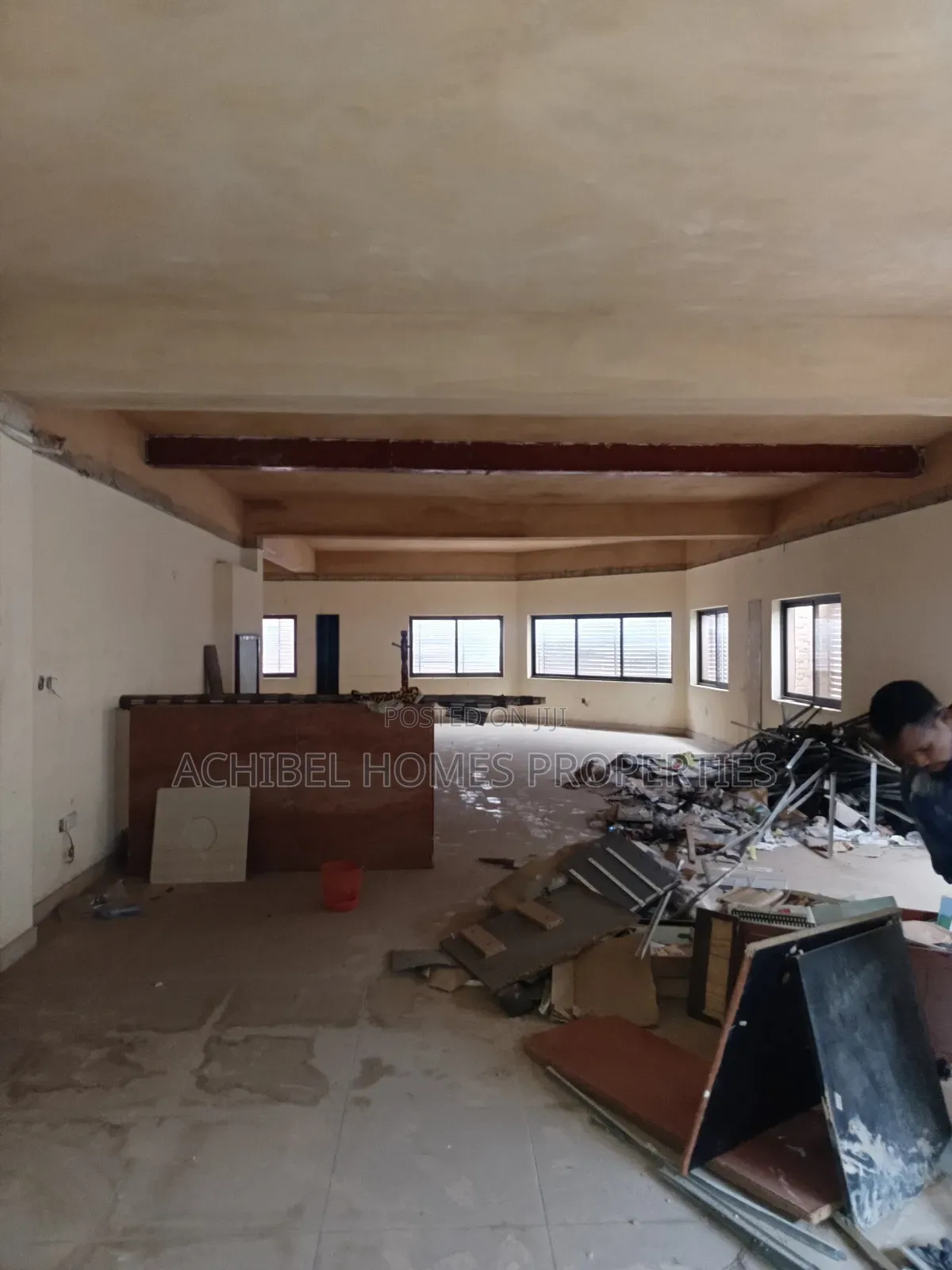 A 232 Square Meter Open Office Space in Lagos Island for Lease in Onikan