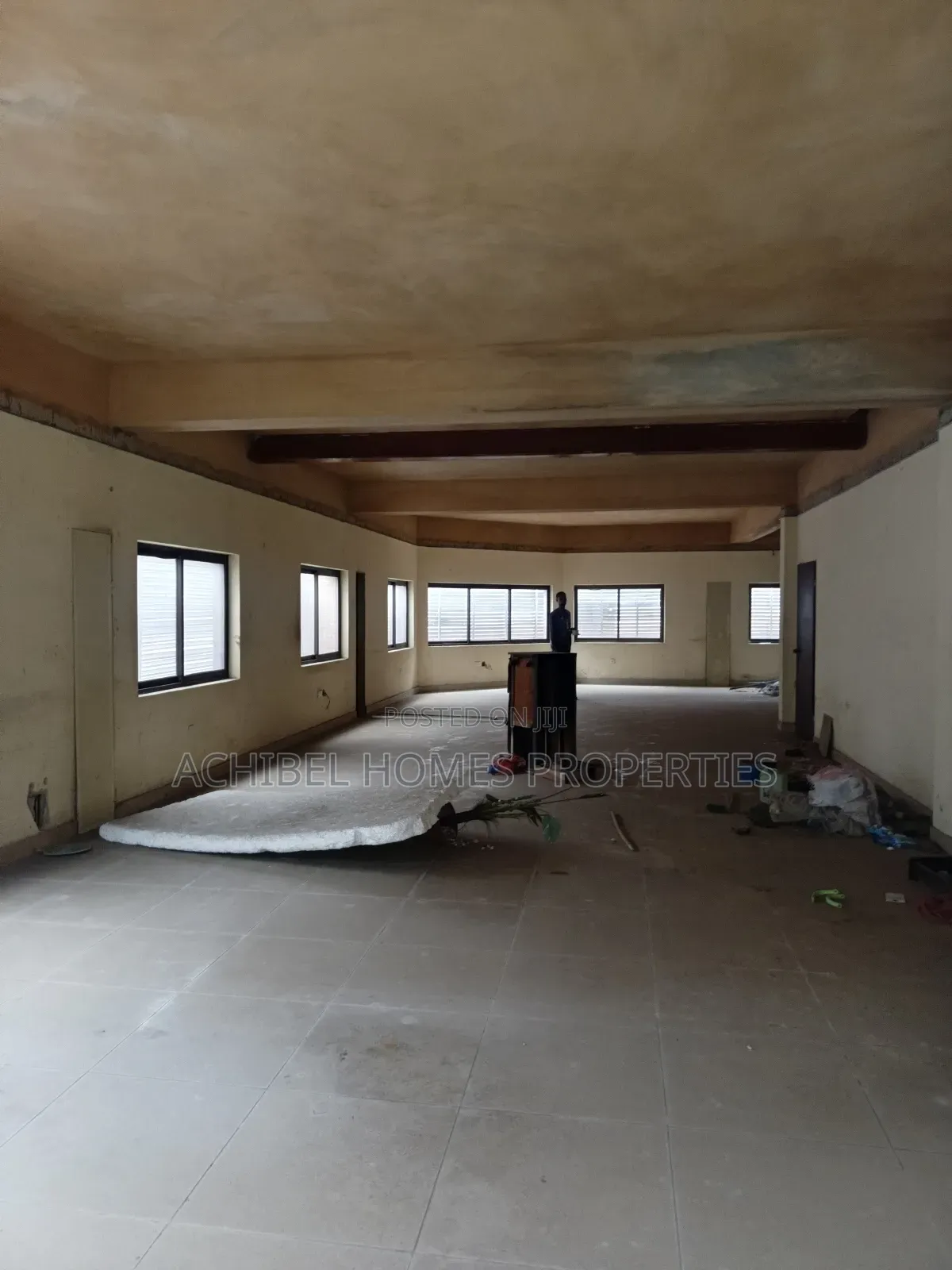 A 232 Square Meter Open Office Space in Lagos Island for Lease in Onikan