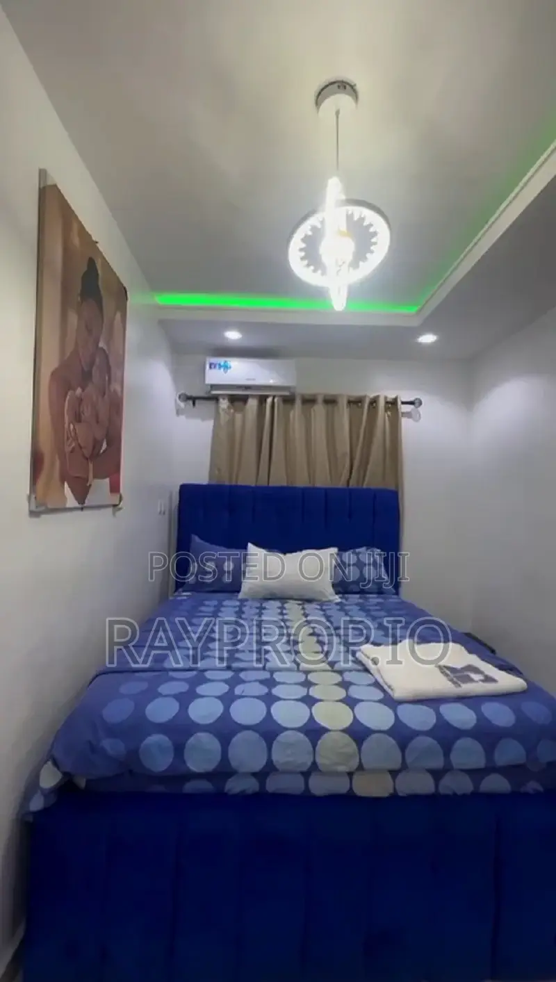 052837ga - Cozy 1 Bedroom Shortlet in Surulere in Ogunlana