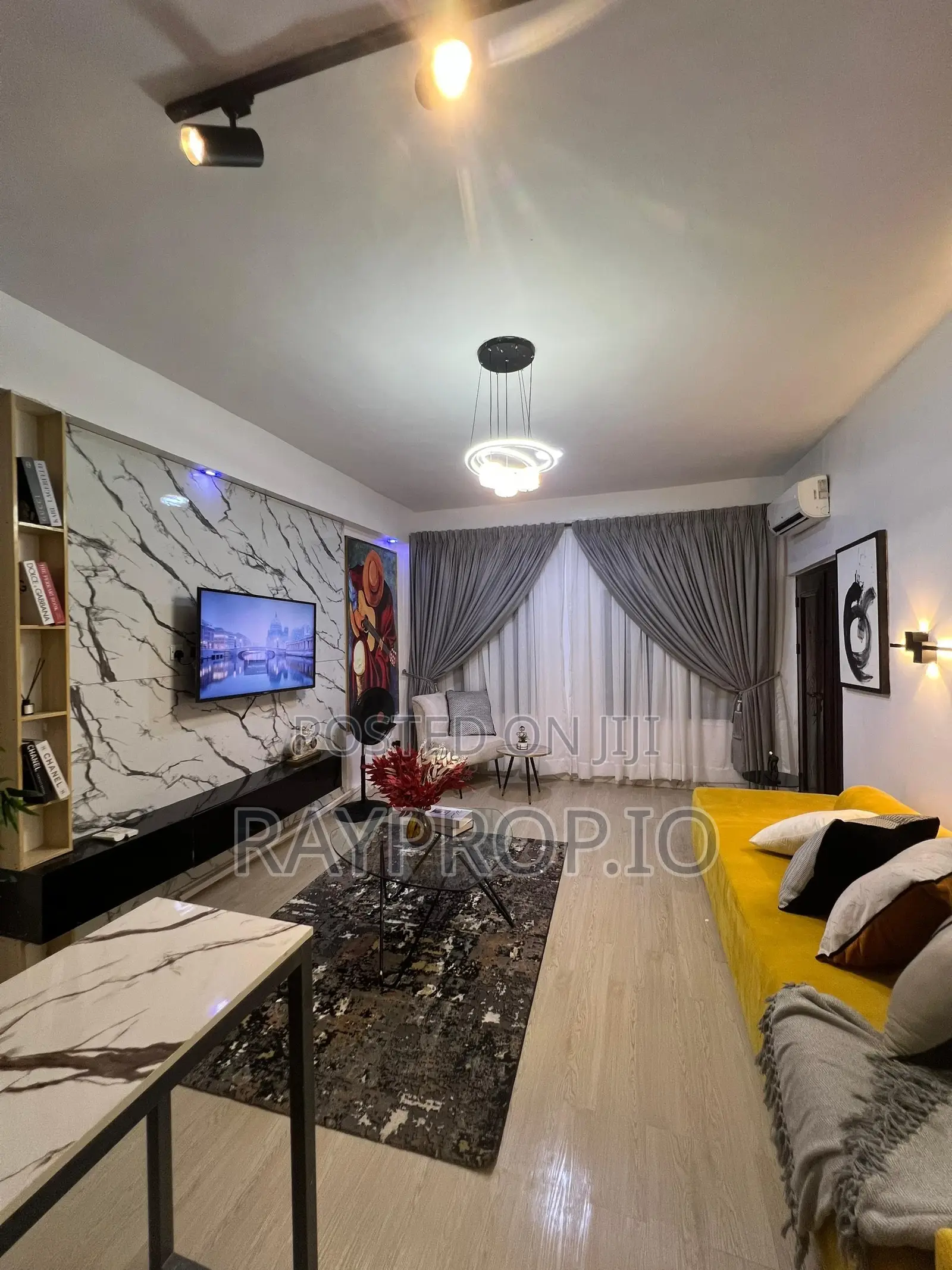 558388fq - Stylish 1 Bedroom Shortlet in Chevron Lekki in Chevron