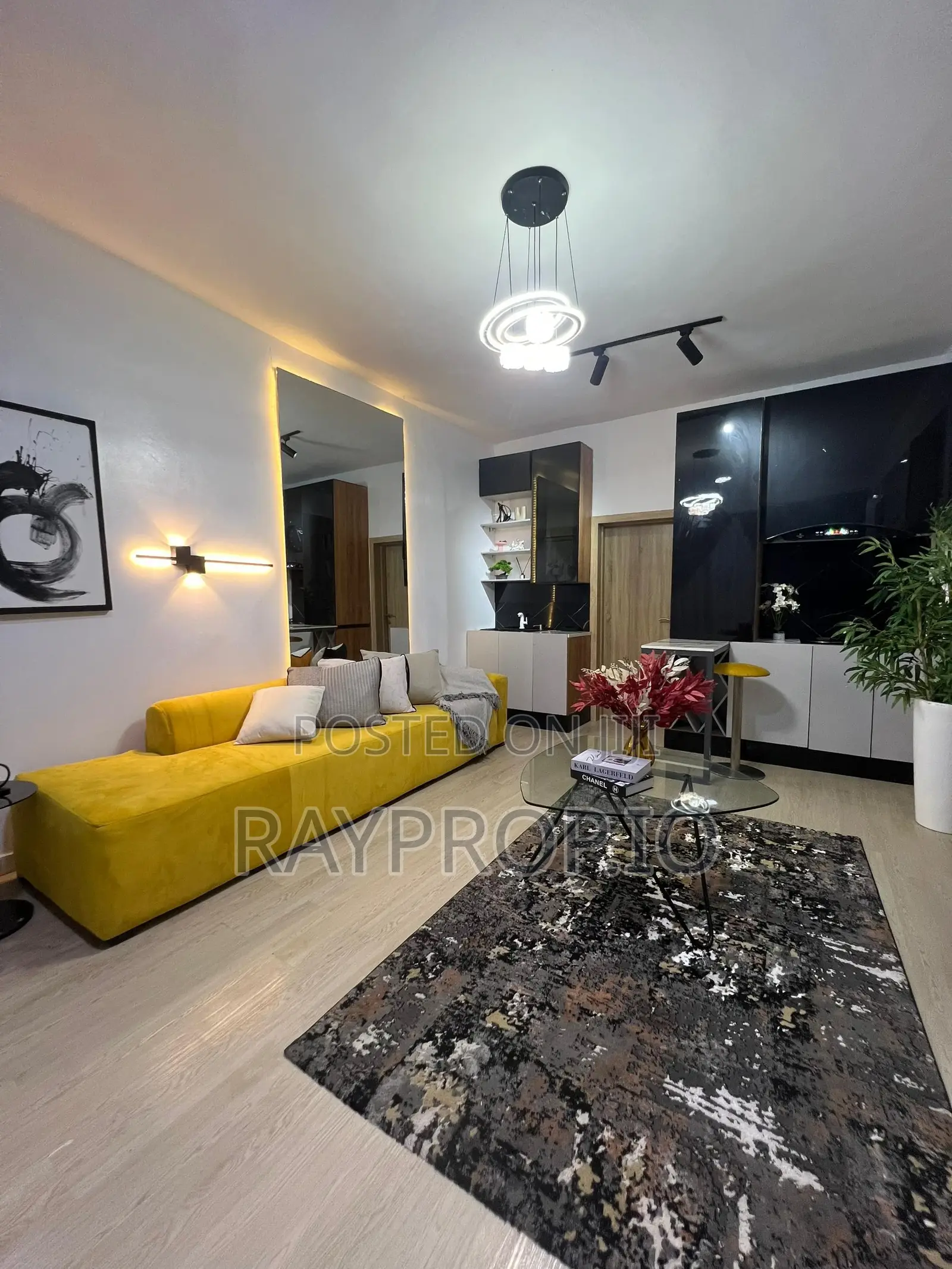 558388fq - Stylish 1 Bedroom Shortlet in Chevron Lekki in Chevron