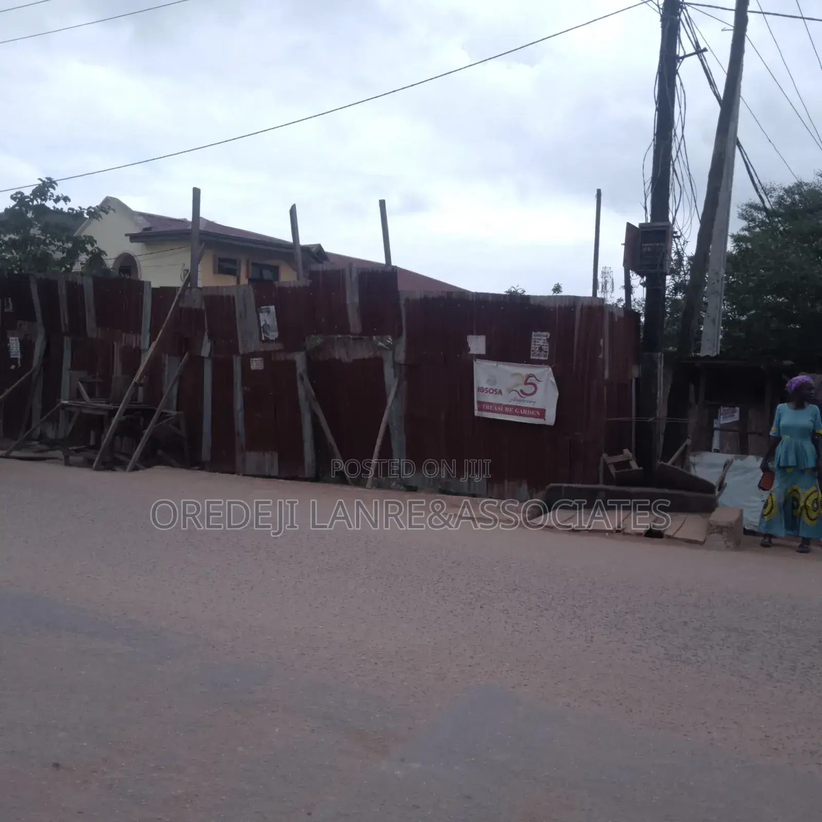 A Multi-Purposely Useful Corner Piece Land Facing the Road in Ifako-Ogba