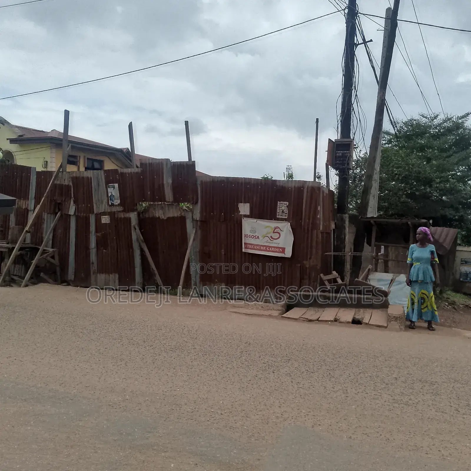 A Multi-Purposely Useful Corner Piece Land Facing the Road in Ifako-Ogba
