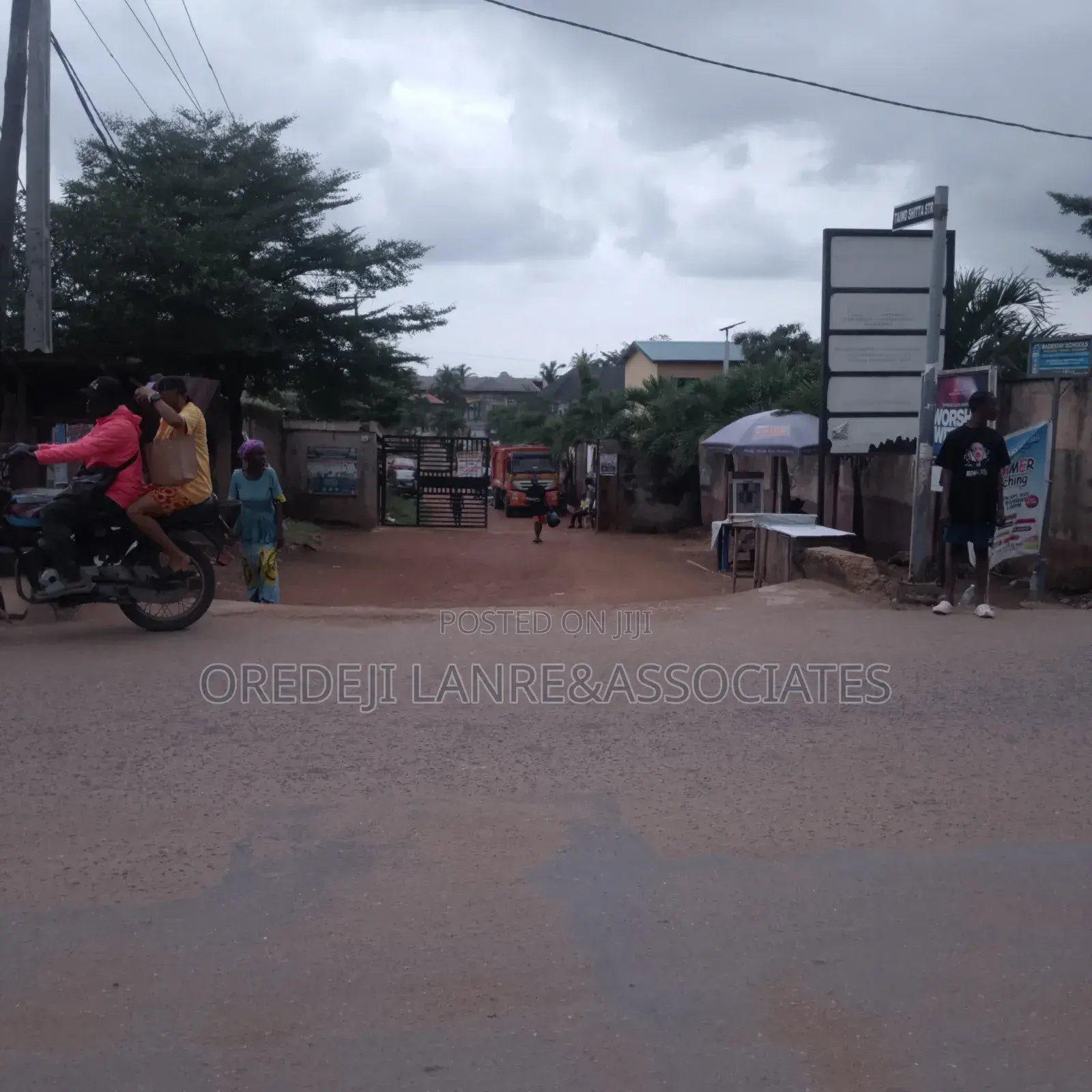 A Multi-Purposely Useful Corner Piece Land Facing the Road in Ifako-Ogba