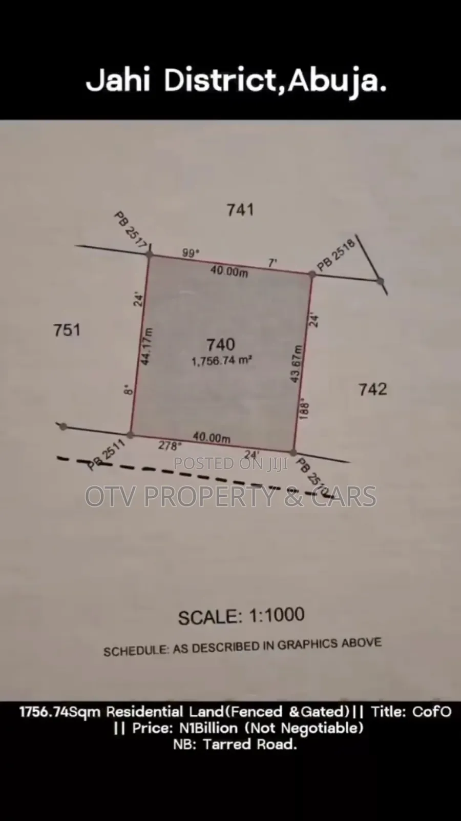 For Sale: 1756.74sqm at Jahi (#1b) in Jahi