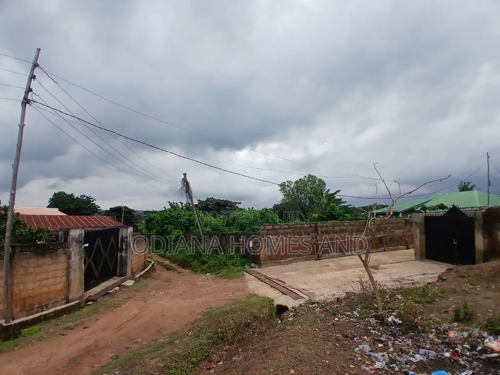 14,233.385sqm Fenced Land With Structures for Sale at Awoton in Ibadan
