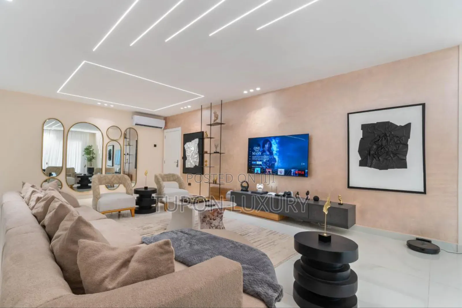 Luxury 3bed With Gym, Pool, Office Space and 2 Balconies in Lekki Phase 1