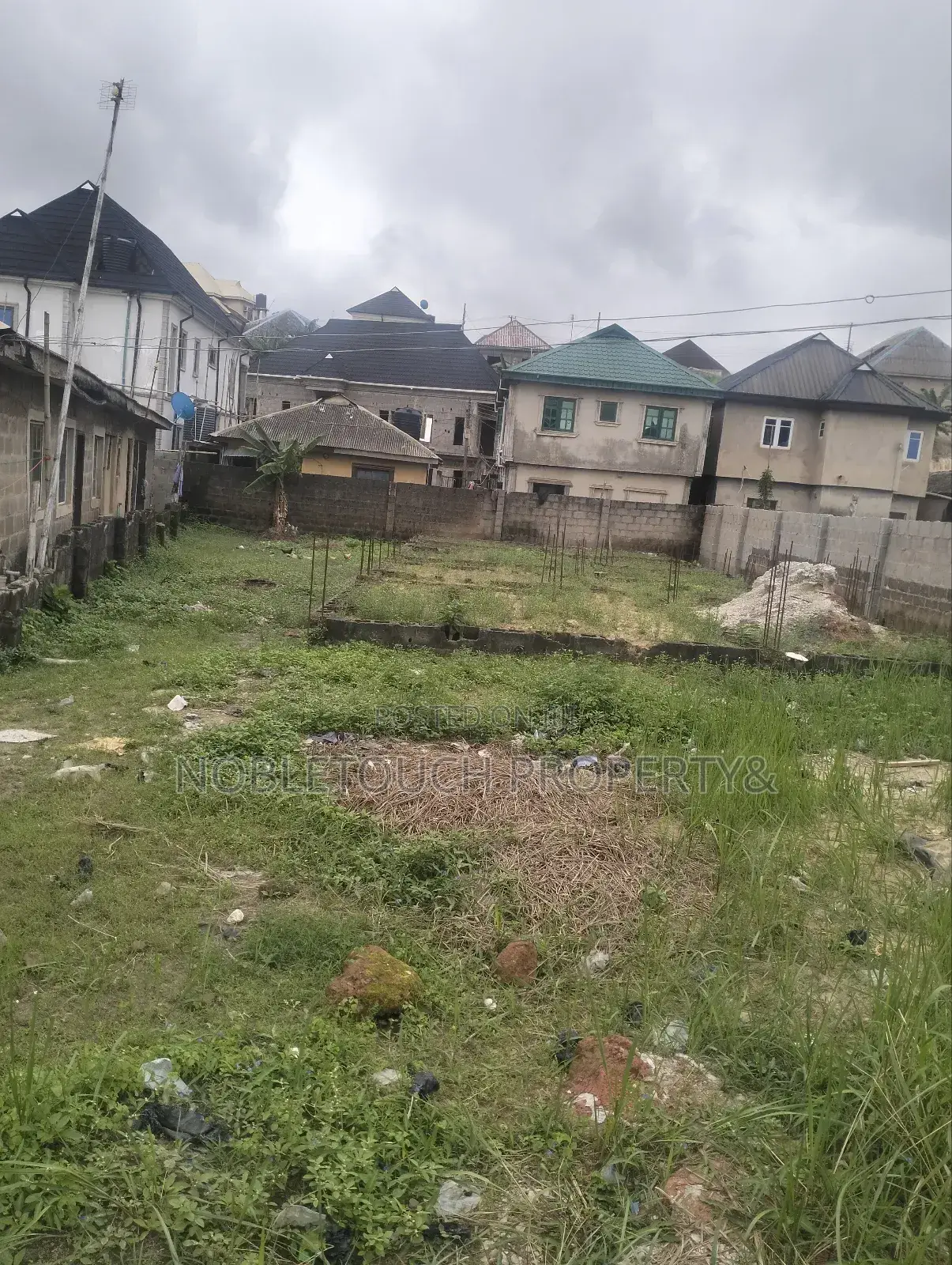 Dry Table Land Fence Round in Royal Estate Isheri Olofin Lagos in Iseri Olofin