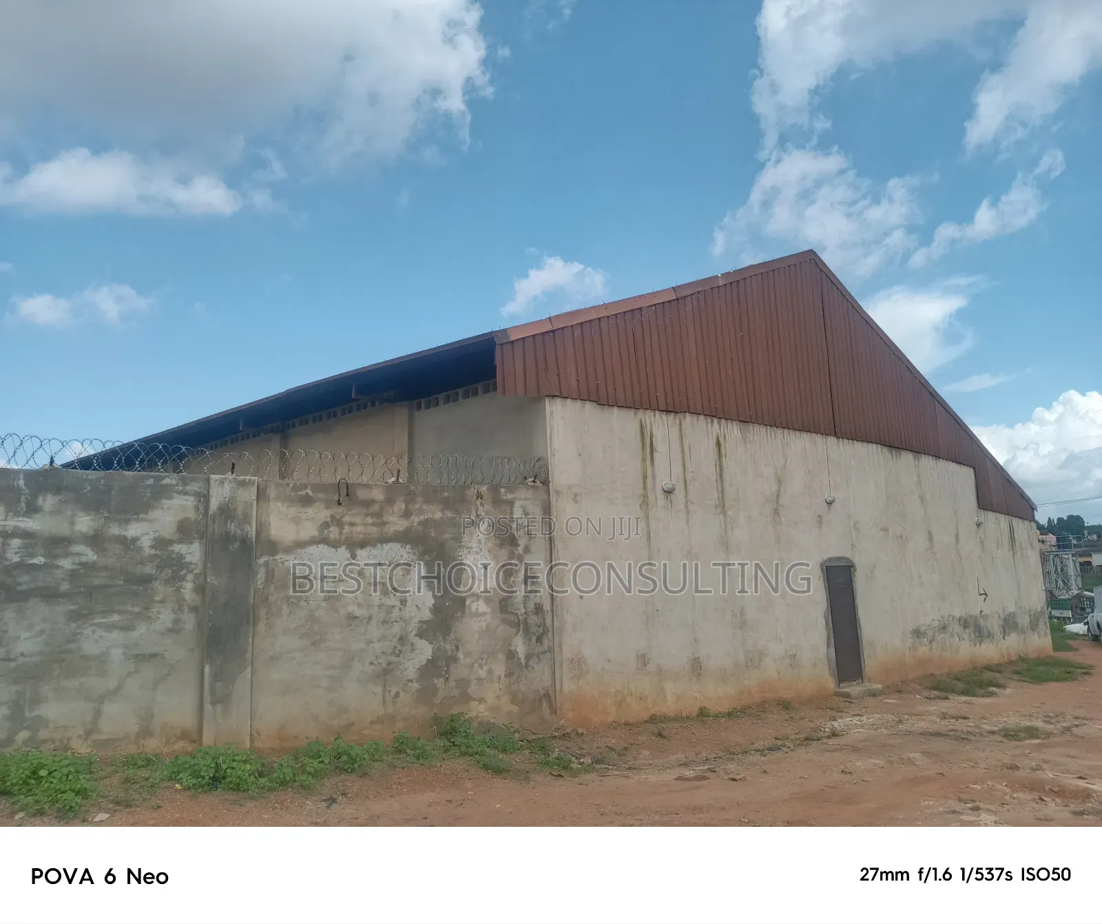 A 1000sqm Warehouse for Lease in Ibadan