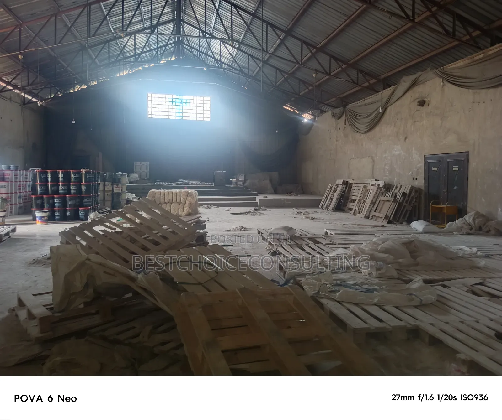 A 1000sqm Warehouse for Lease in Ibadan