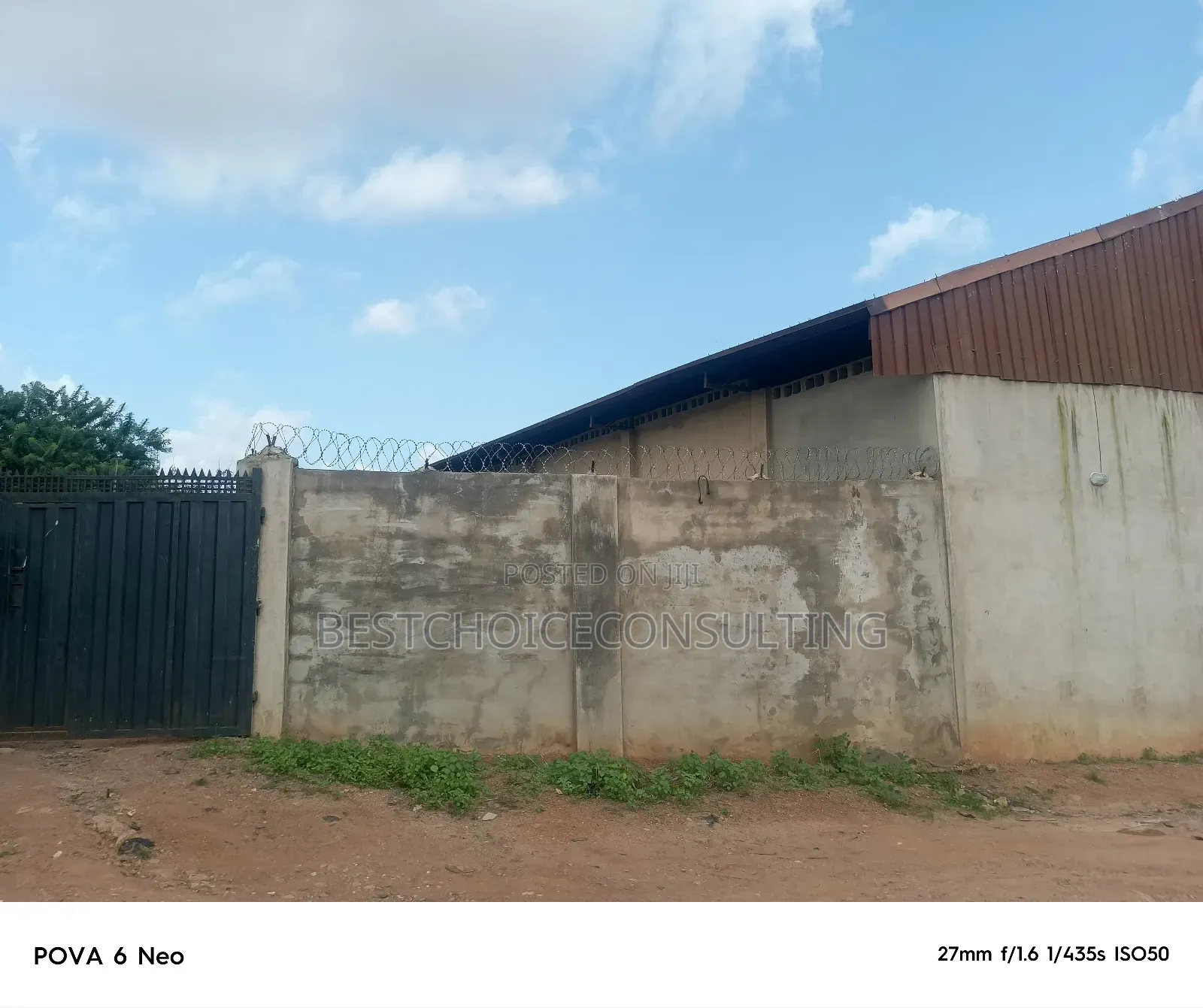 A 1000sqm Warehouse for Lease in Ibadan