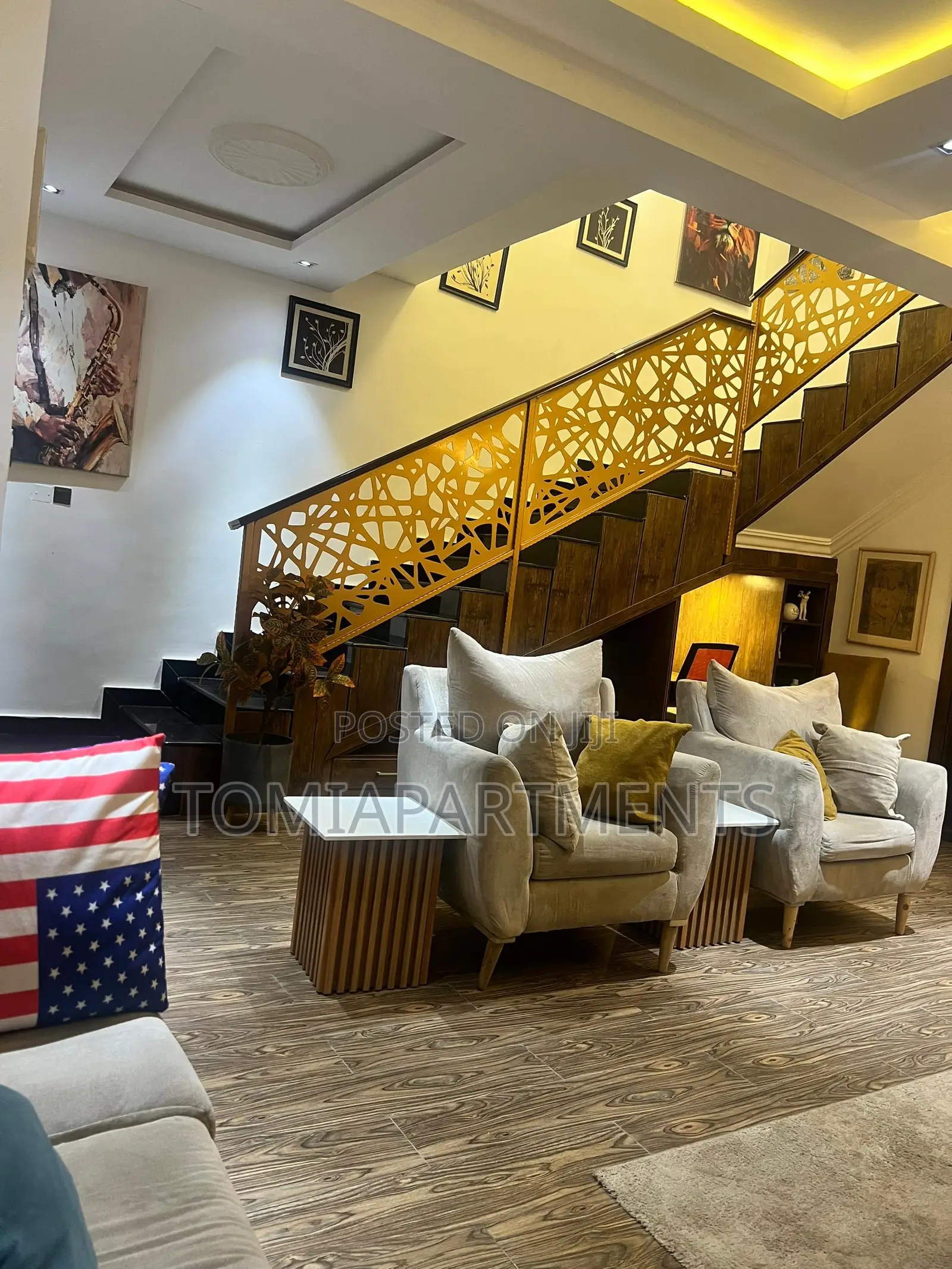 3 Bedroom Duplex Shortlet With Work Space, Pool, Ps5 Beach Access in Ikate
