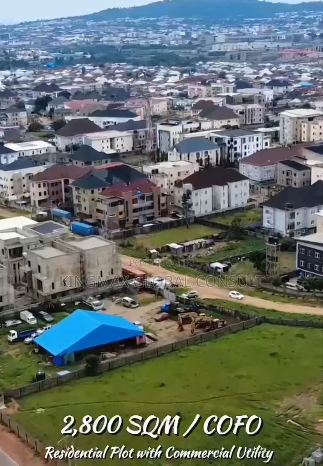Just Listed for Sale: Residential Plot : Land Size 2800sqm in Katampe