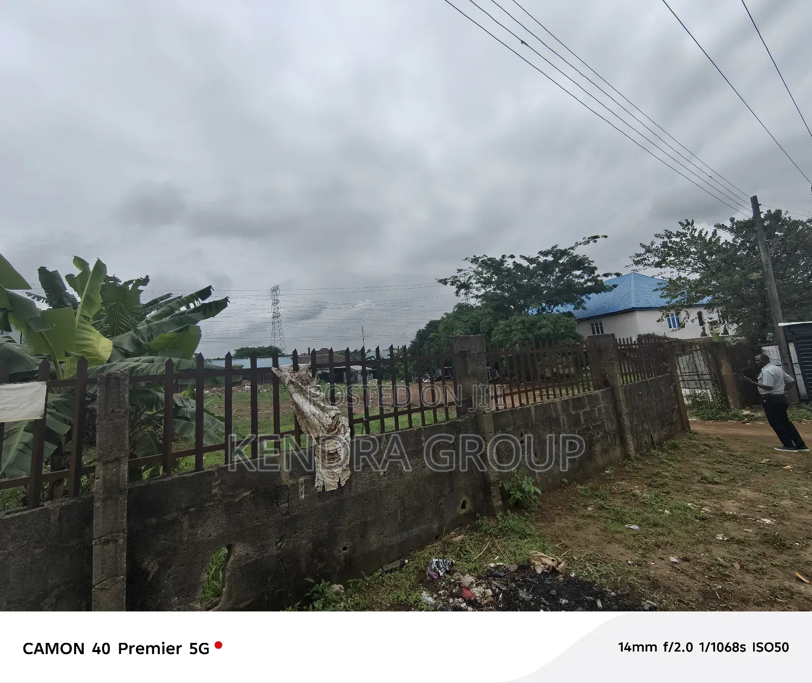 2 Plots Together Facing Road at Ginti , Along Ijede Road in Ijede / Ikorodu