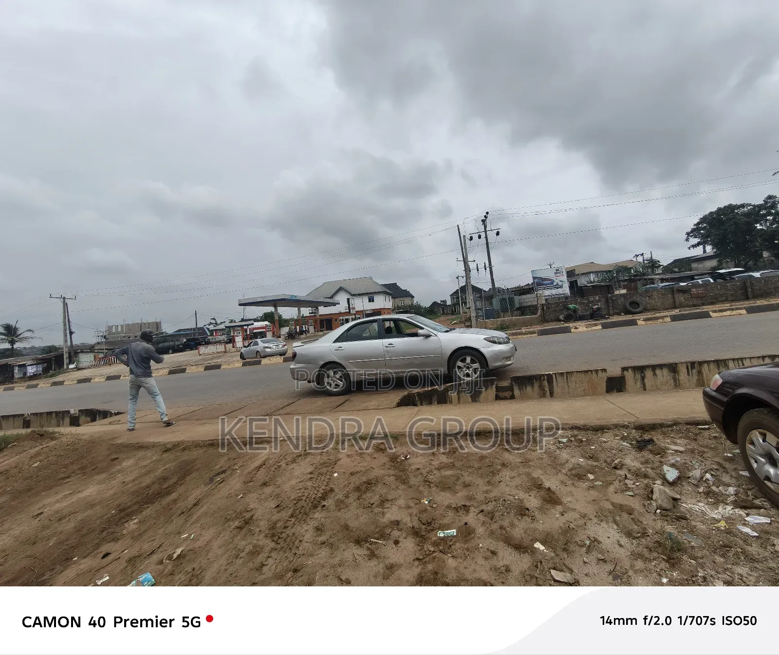 2 Plots Together Facing Road at Ginti , Along Ijede Road in Ijede / Ikorodu