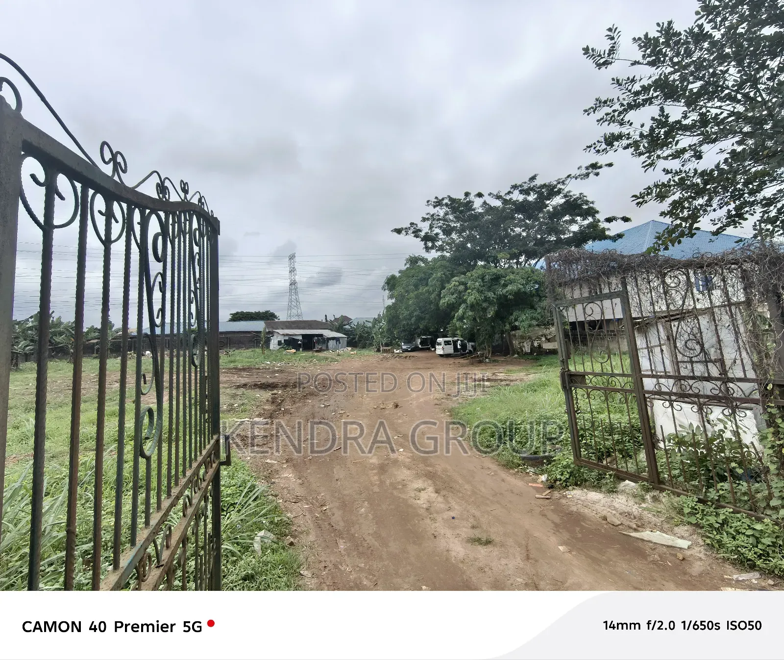 2 Plots Together Facing Road at Ginti , Along Ijede Road in Ijede / Ikorodu