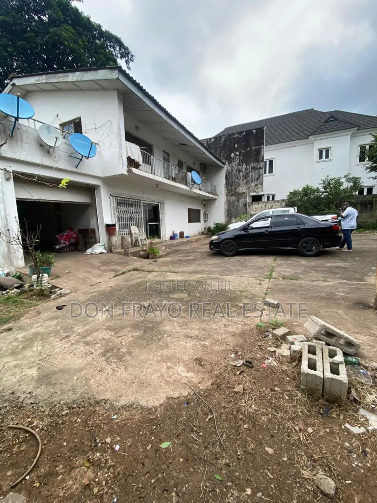 1580 Sqm Land + Structure In Kobiowu Crescent Iyaganku Gra Ibadan in Iyanganku
