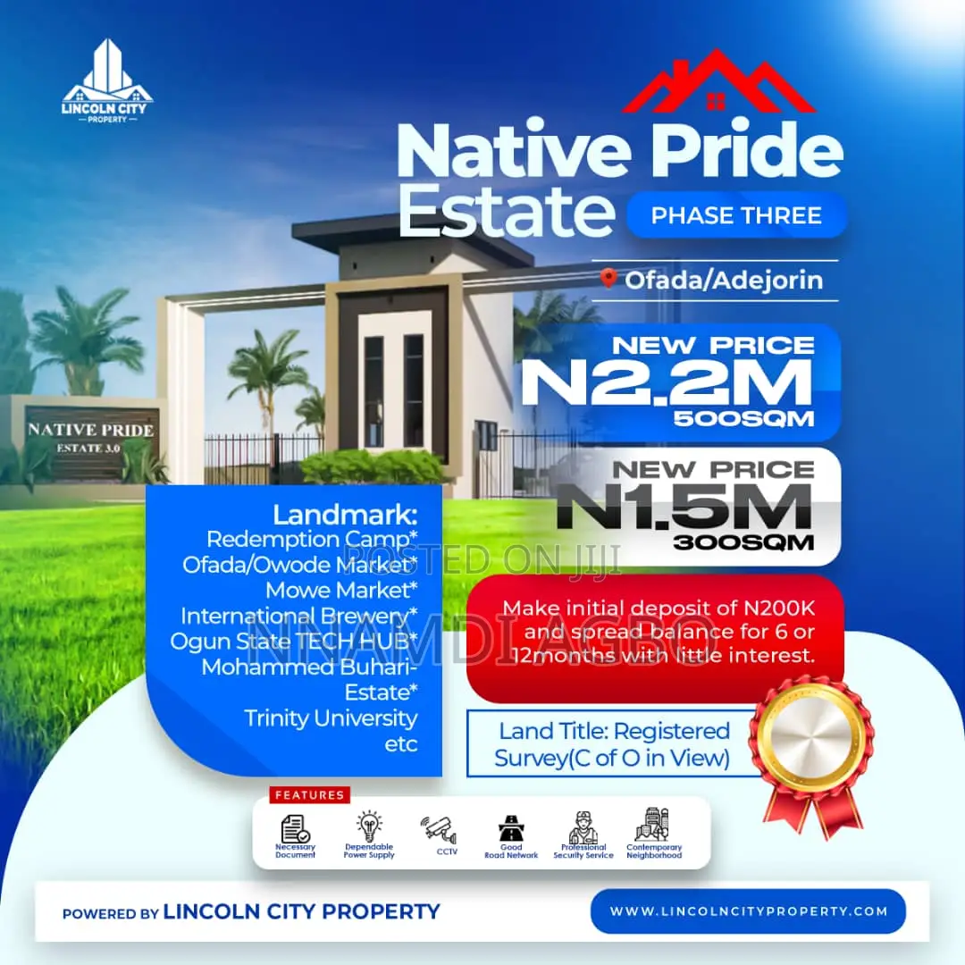 Native Pride Estate 3 in Obafemi-Owode