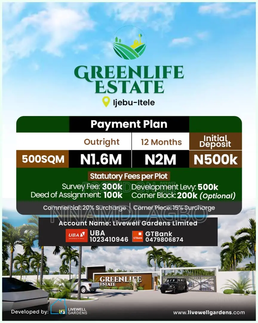 Greenlife Estate in Ijebu
