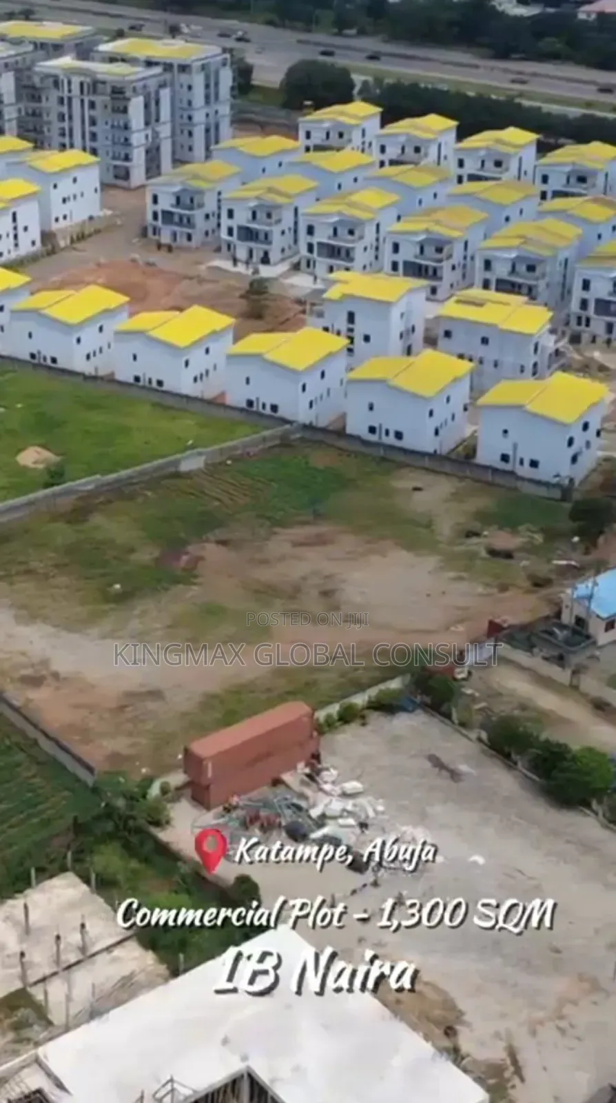 Just Listed for Sale! 
Fully Fenced and Gated Commercial Plot Cofo in Maitama