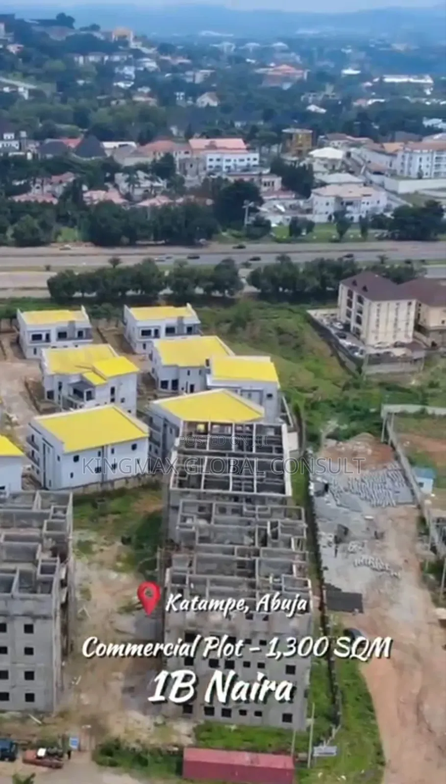 Just Listed for Sale! 
Fully Fenced and Gated Commercial Plot Cofo in Maitama