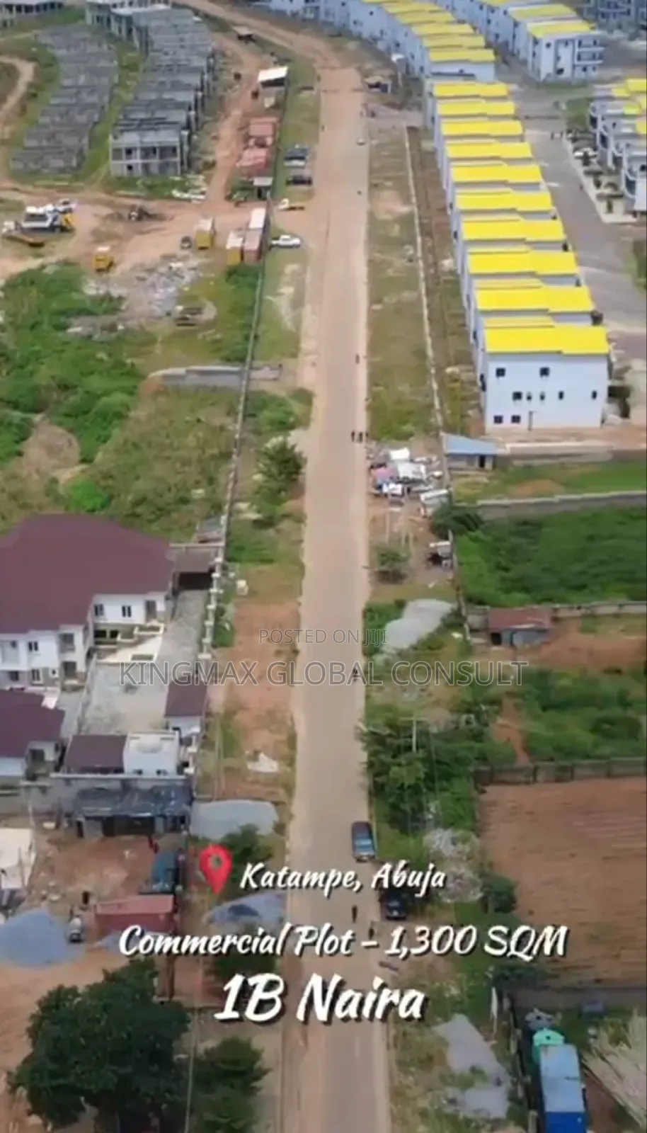 Just Listed for Sale! 
Fully Fenced and Gated Commercial Plot Cofo in Maitama