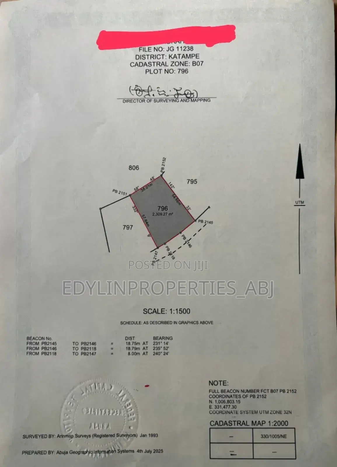 A Residential Plot , C of O at Katampe Main. FCT Abuja in Katampe (Main)