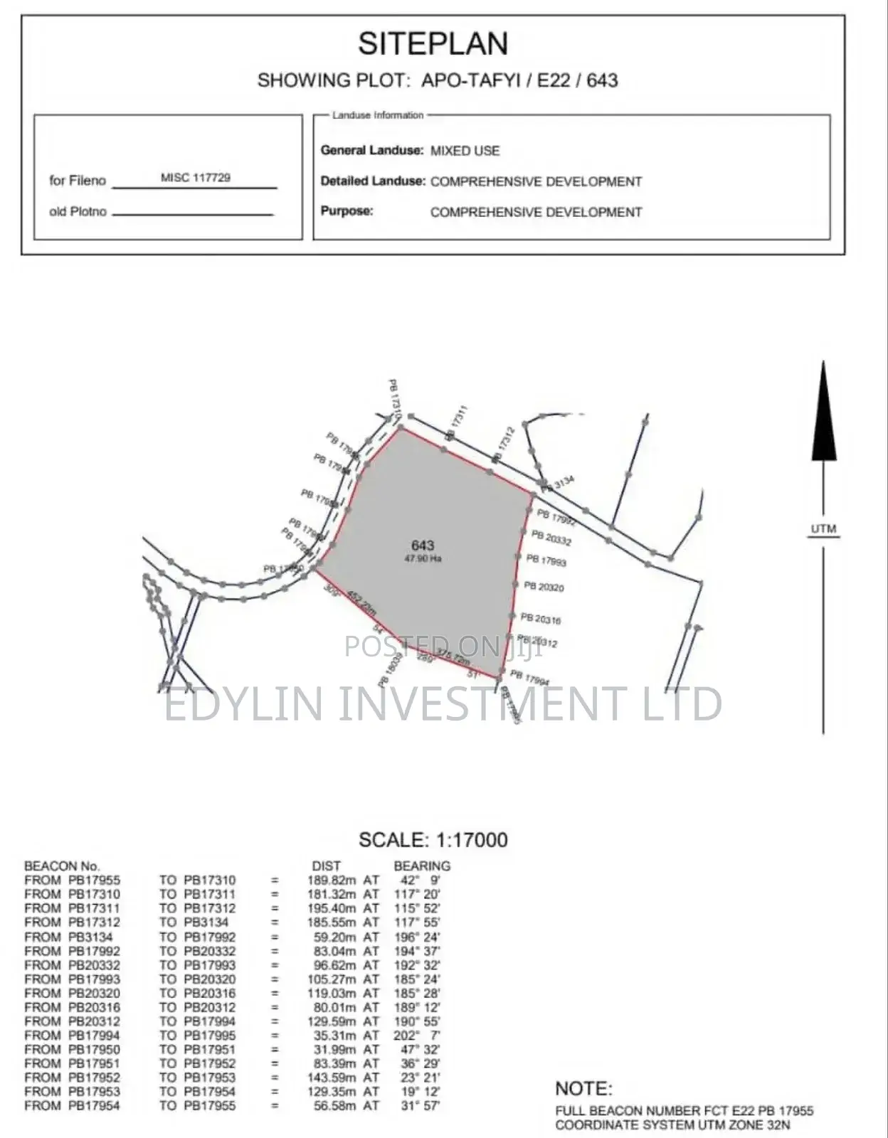 Fcda R of O, Mixed Use Comprehensive Development at Apo Tafyi. Abuja in Apo District
