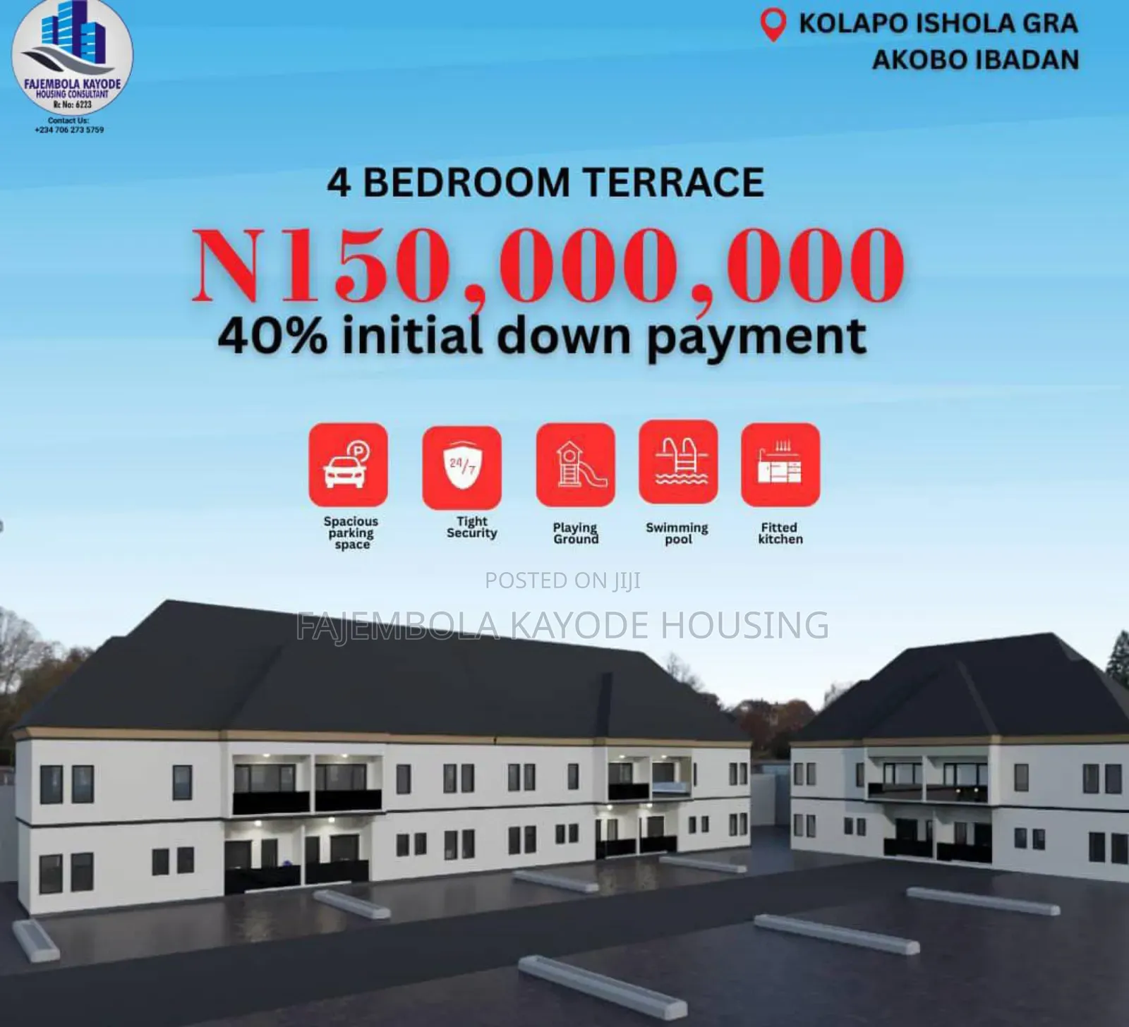 4bdrm Duplex in Kolapo Ishola Gra, Akobo for sale in Akobo