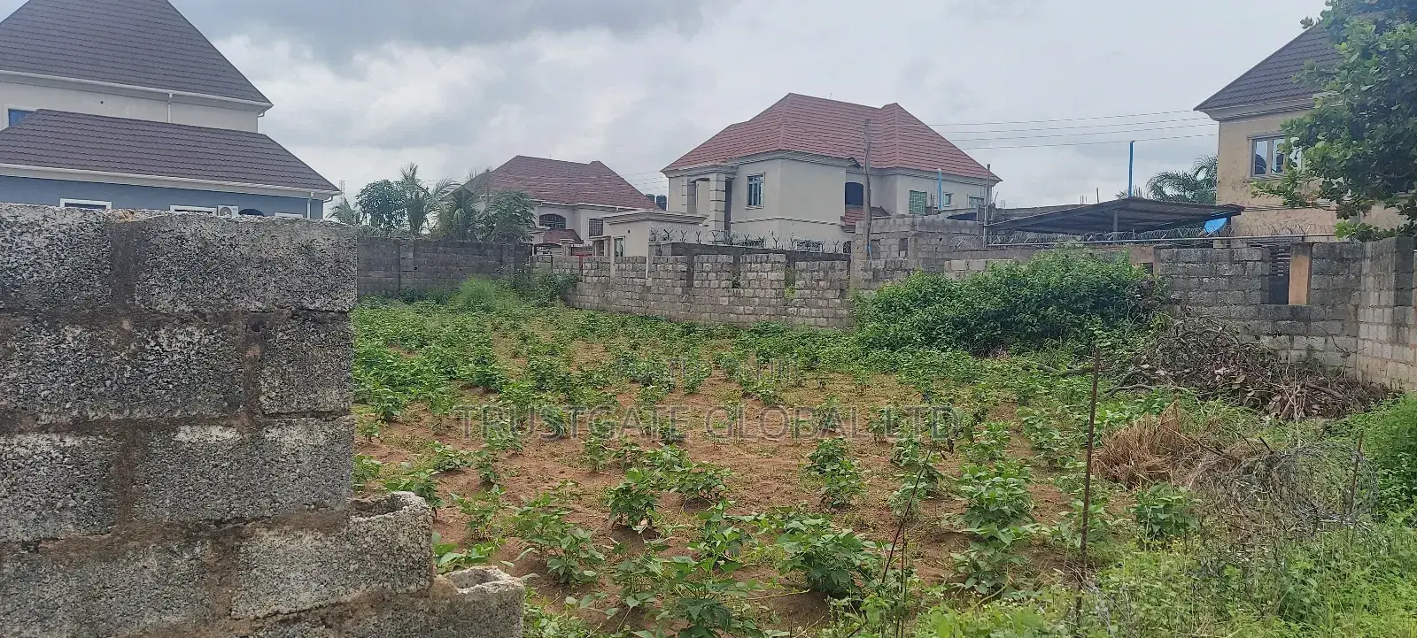 Fenced Plot of Land for Sale in Idu