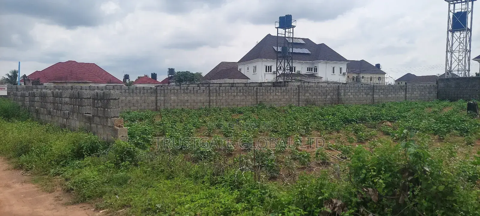 Fenced Plot of Land for Sale in Idu