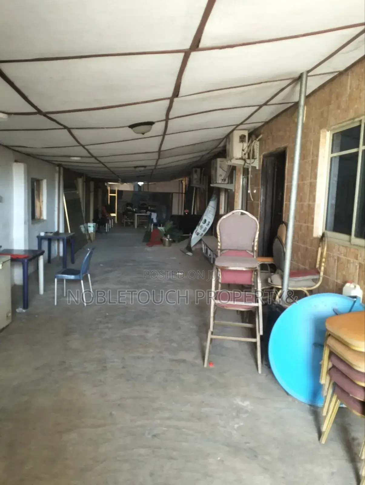 Commercial Hall/Warehouse Off the Major Road at Oluwaga Ipaja Lagos in Ipaja