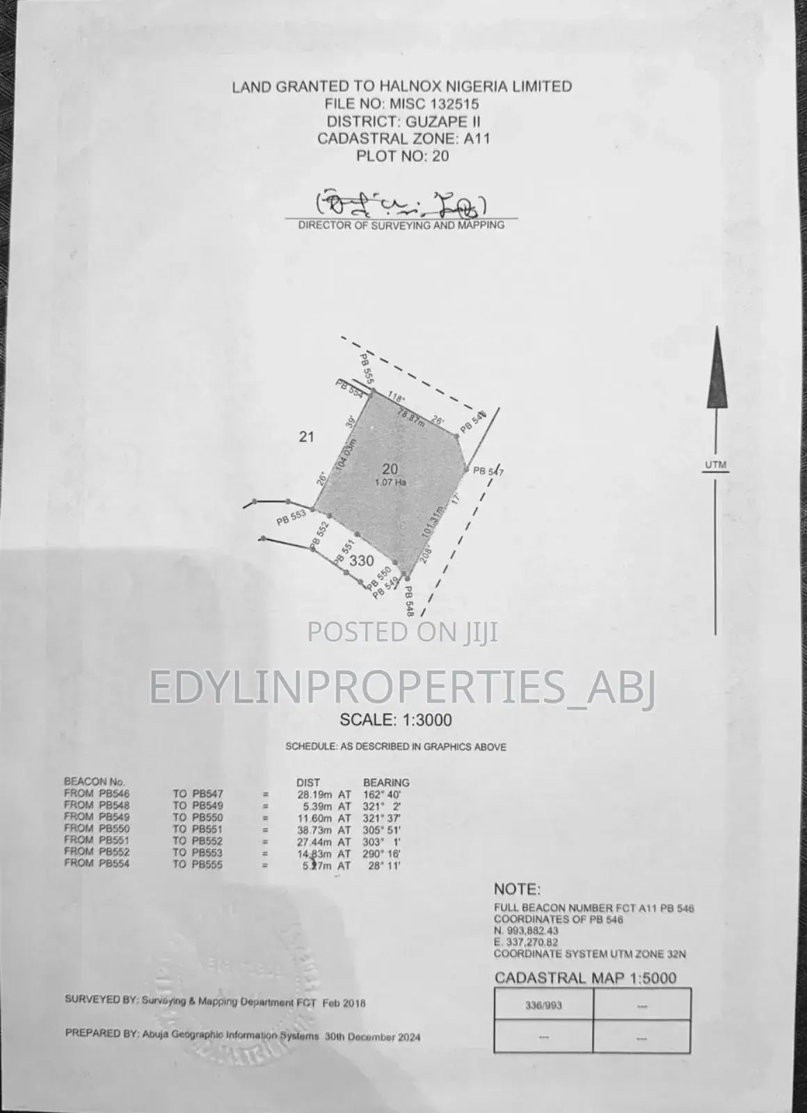 Commercial Land at Guzape Ii in Guzape District