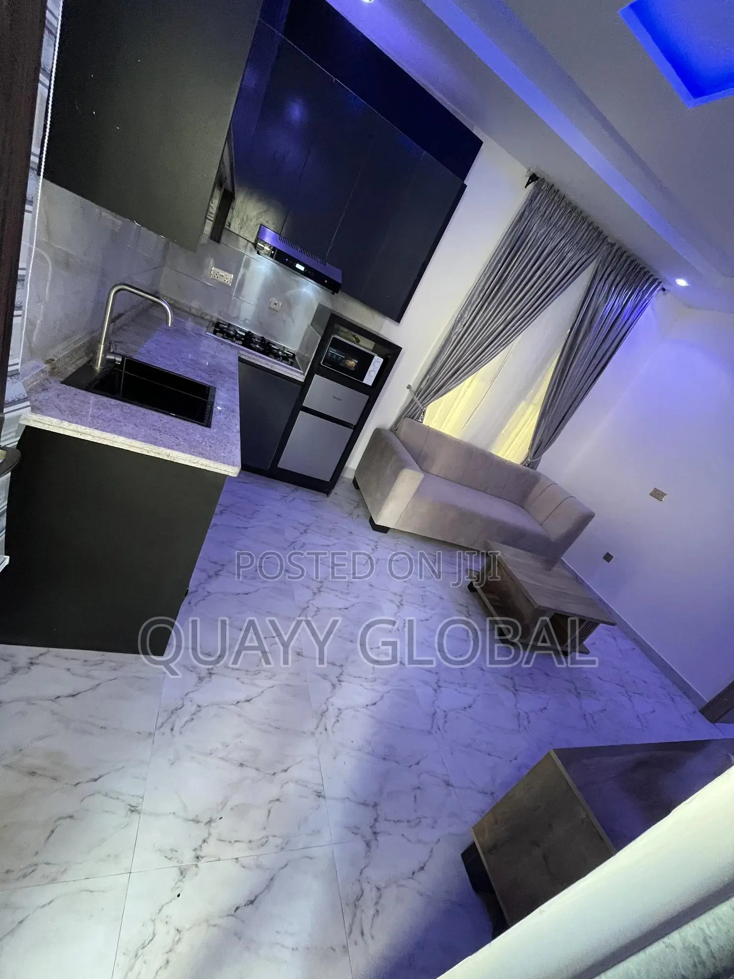 Fully Furnished Coded One Bedroom Apartment With 24/7 Light and Wifi in Gwarinpa