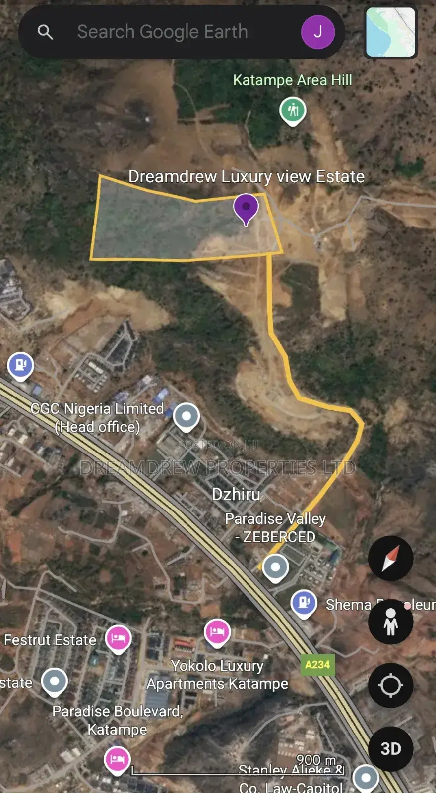 A Direct Fcda C of O Land With Massive Work in Progress in Katampe Extension