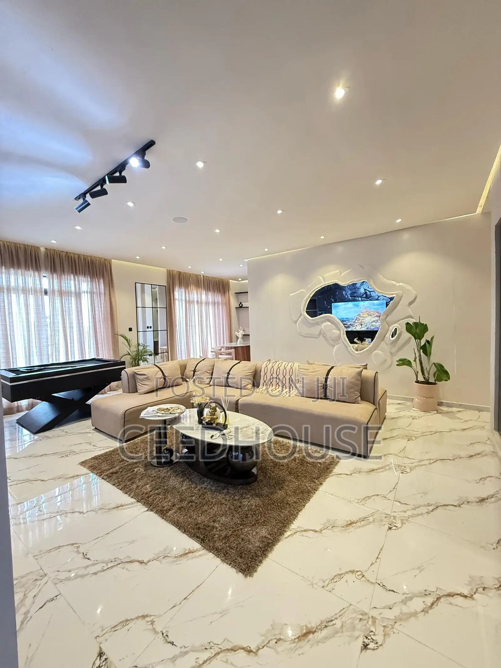 Luxurious 3 Bedroom Apartment With Private Cinema Snooker and Pool in Ikate