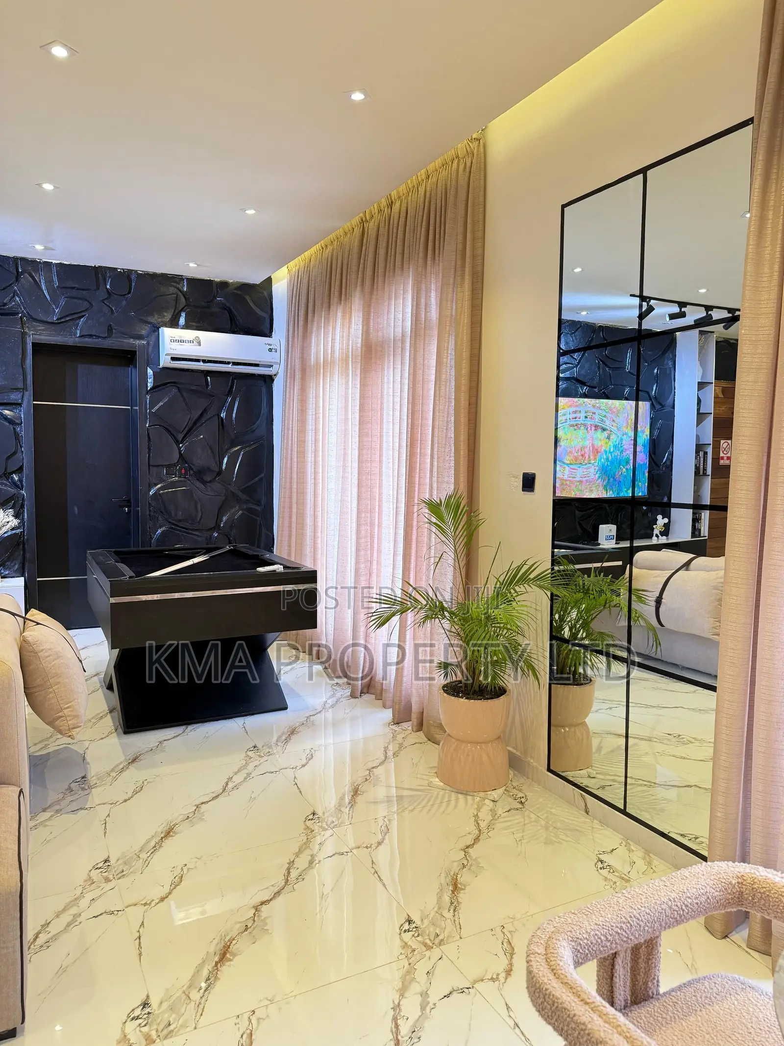 Luxurious 3 Bedroom Apartment With Private Cinema Snooker and Pool in Ikate