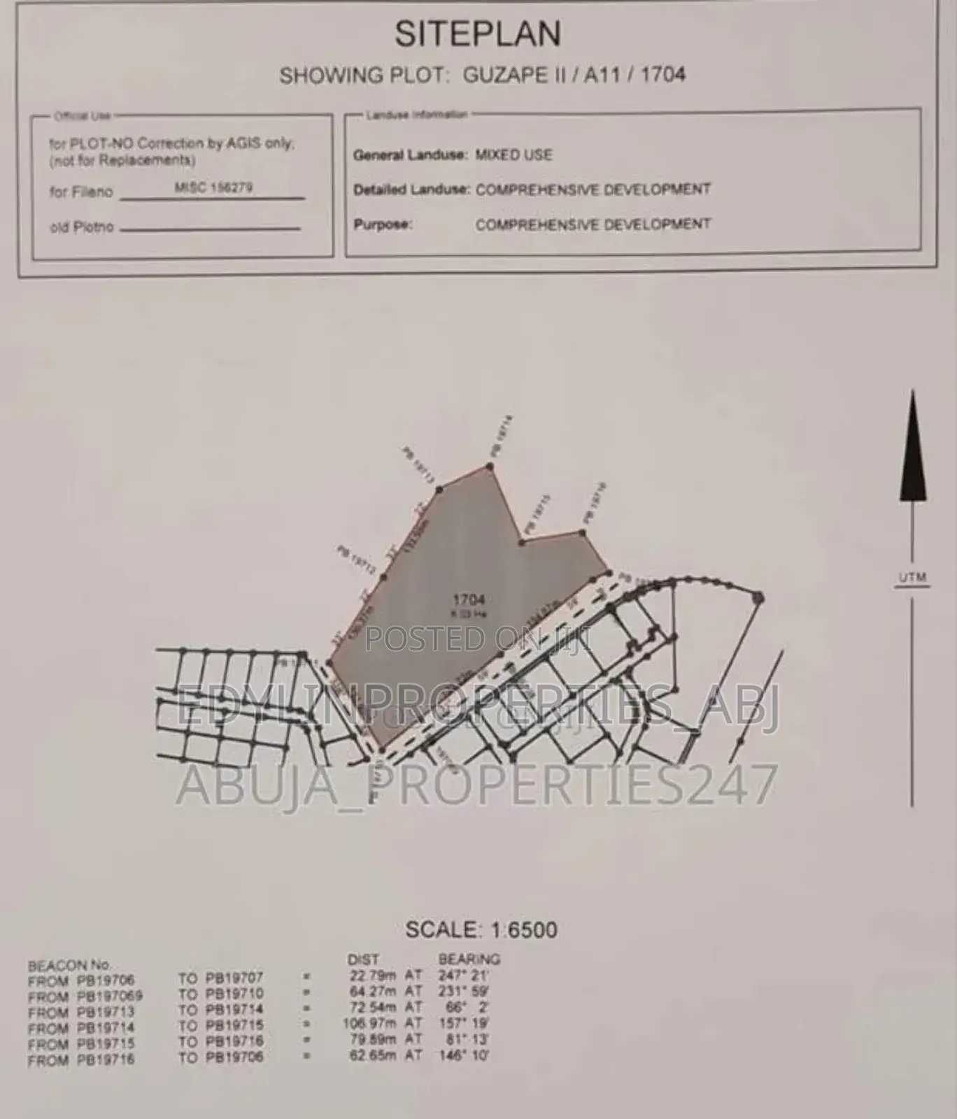Fcda R of O Mixed Use Land at Guzape 2 in Lugbe District