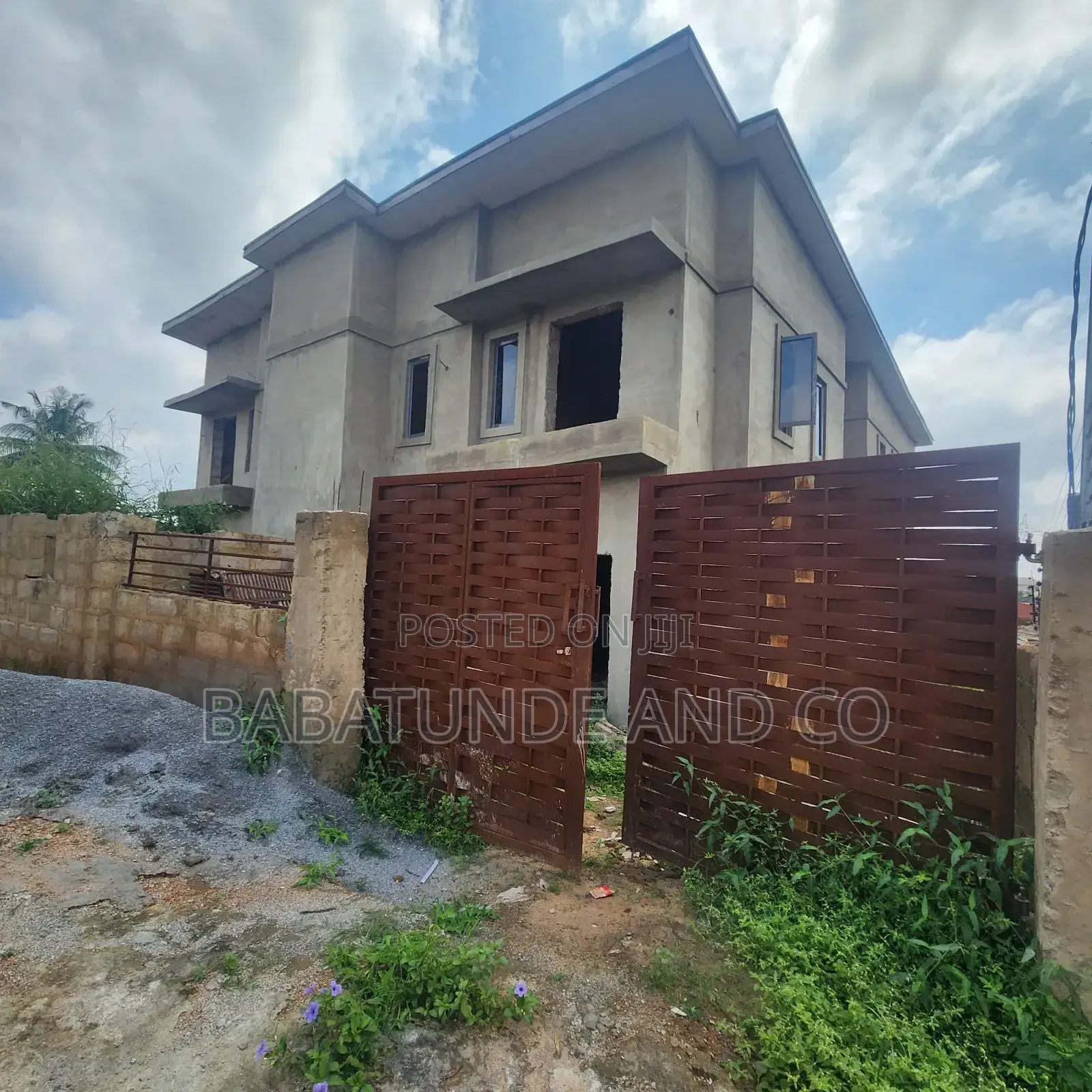 Two(2) Units of Semi Detached Duplex With Bq at Afinyanun, Ologuneru in Ologuneru