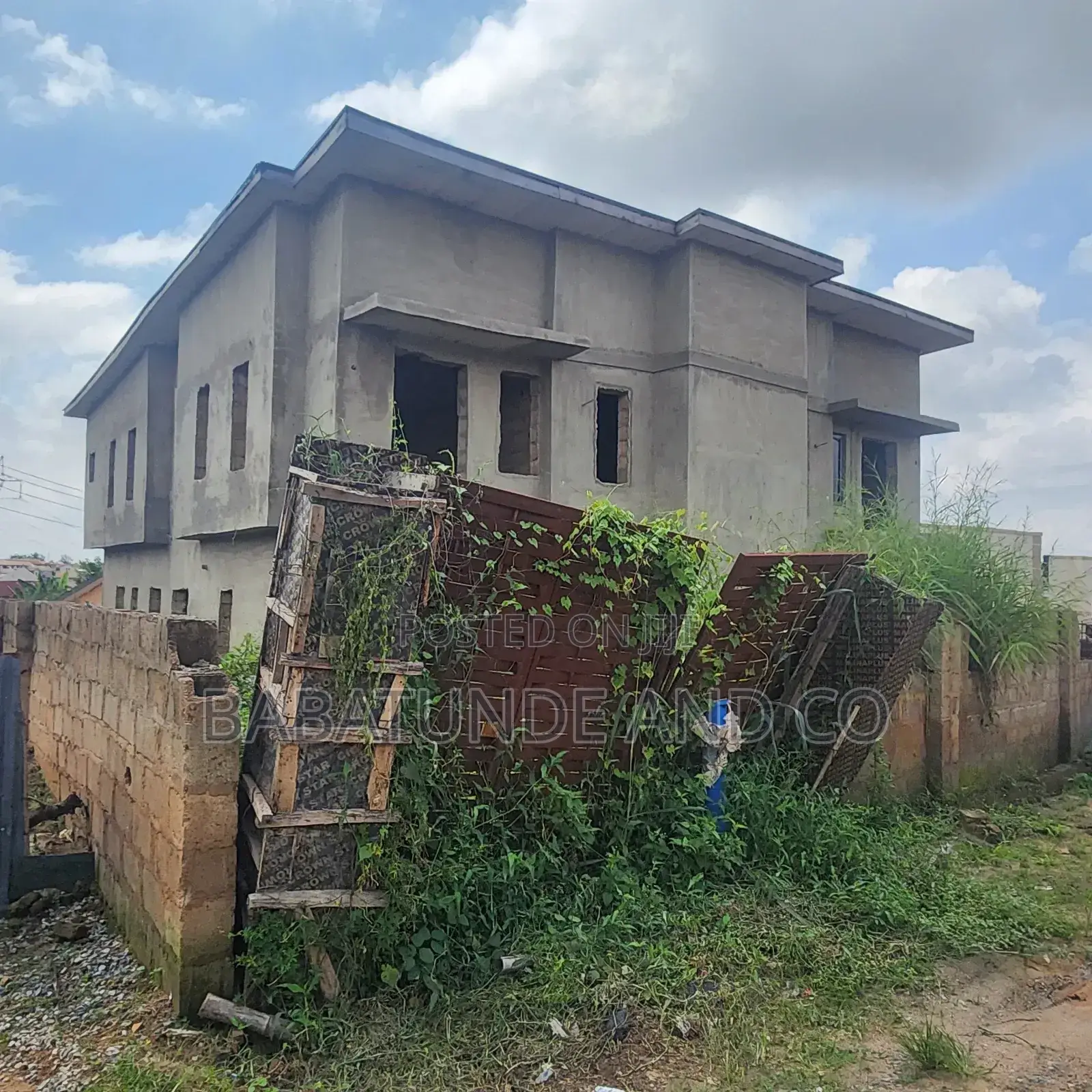 Two(2) Units of Semi Detached Duplex With Bq at Afinyanun, Ologuneru in Ologuneru