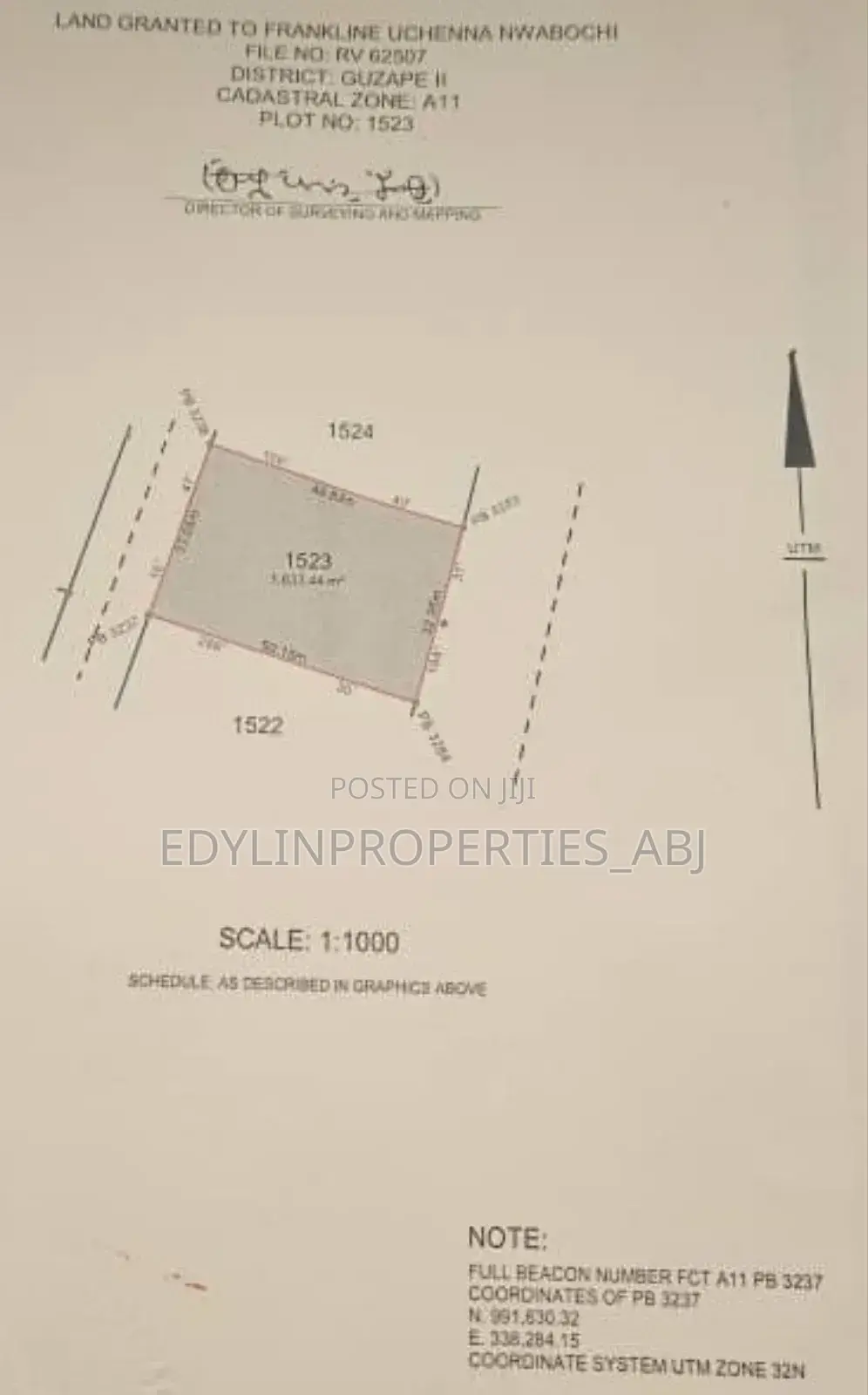 Residential Land at Guzape Ii. FCT Abuja in Guzape District