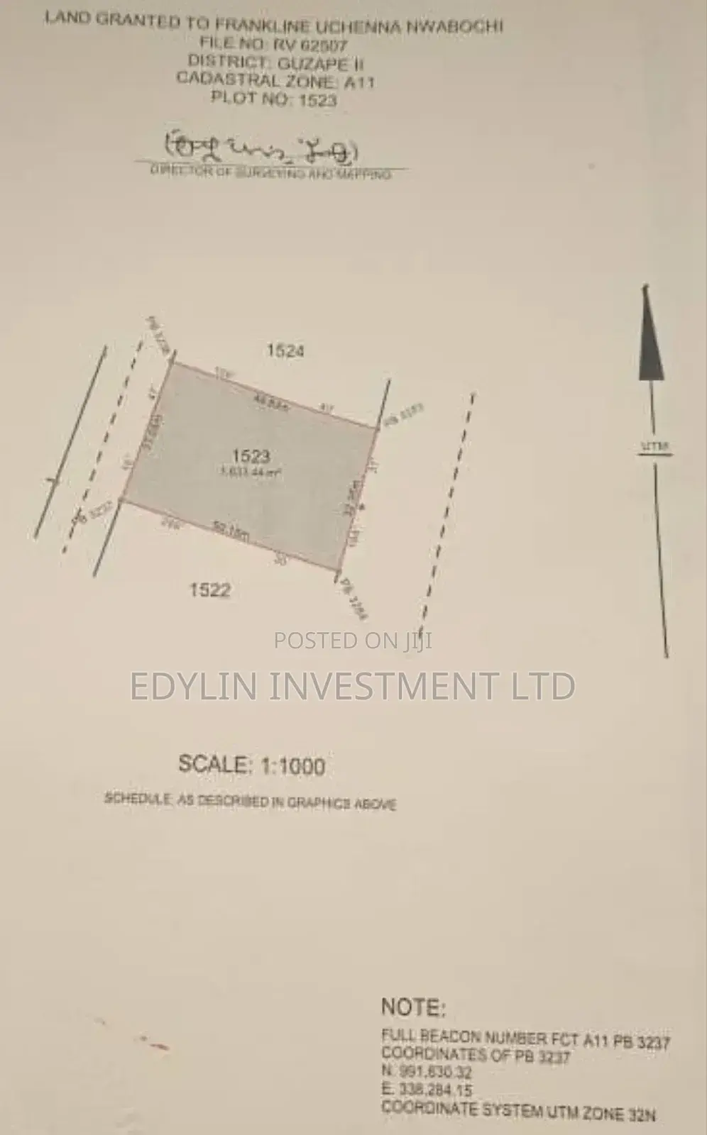 Residential Land at Guzape Ii. FCT Abuja in Guzape District